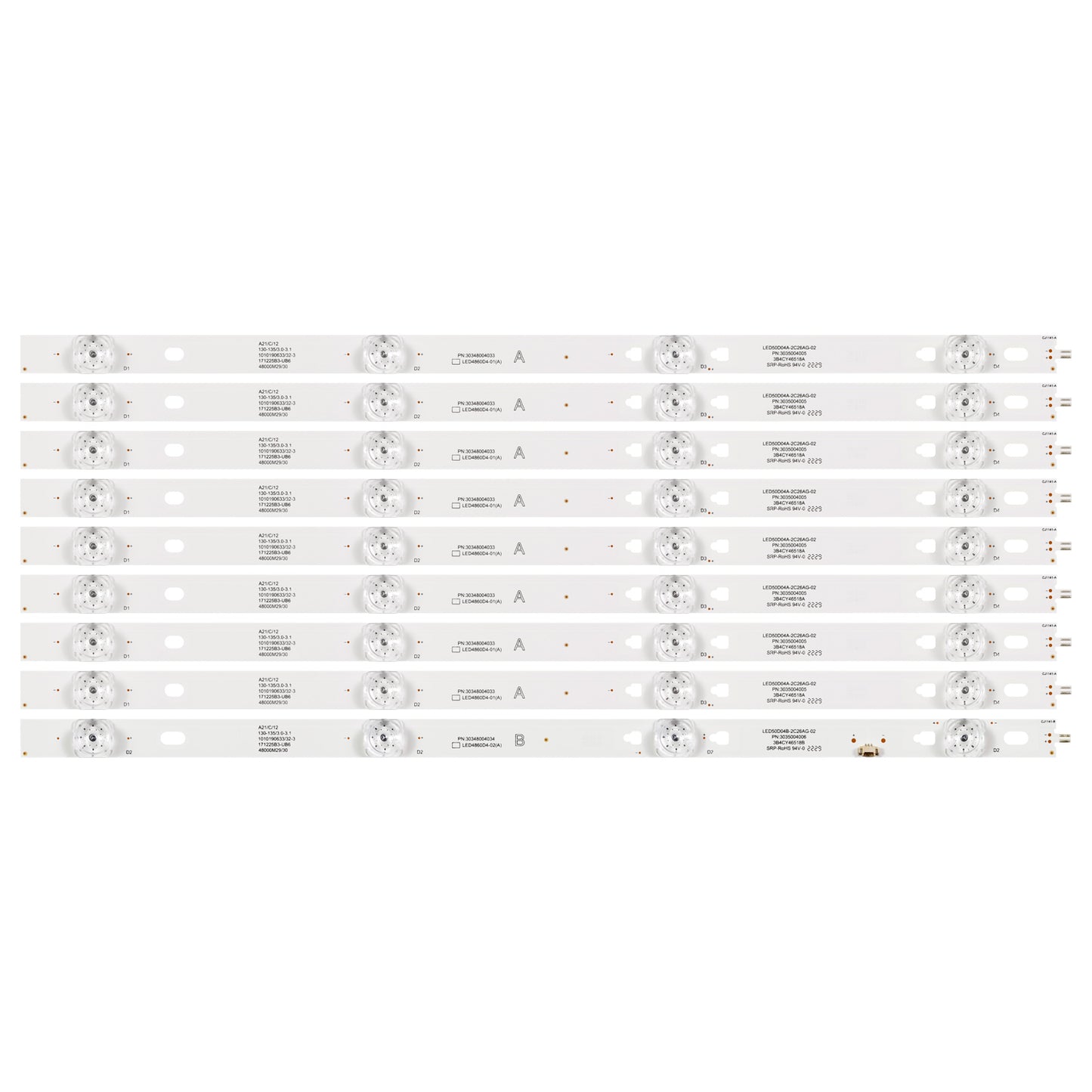 XS-1170 LED Backlight LED50D04A-ZC23AG-06 LED50D04B-ZC23AG-06 For Xiaomi L50M5-AD