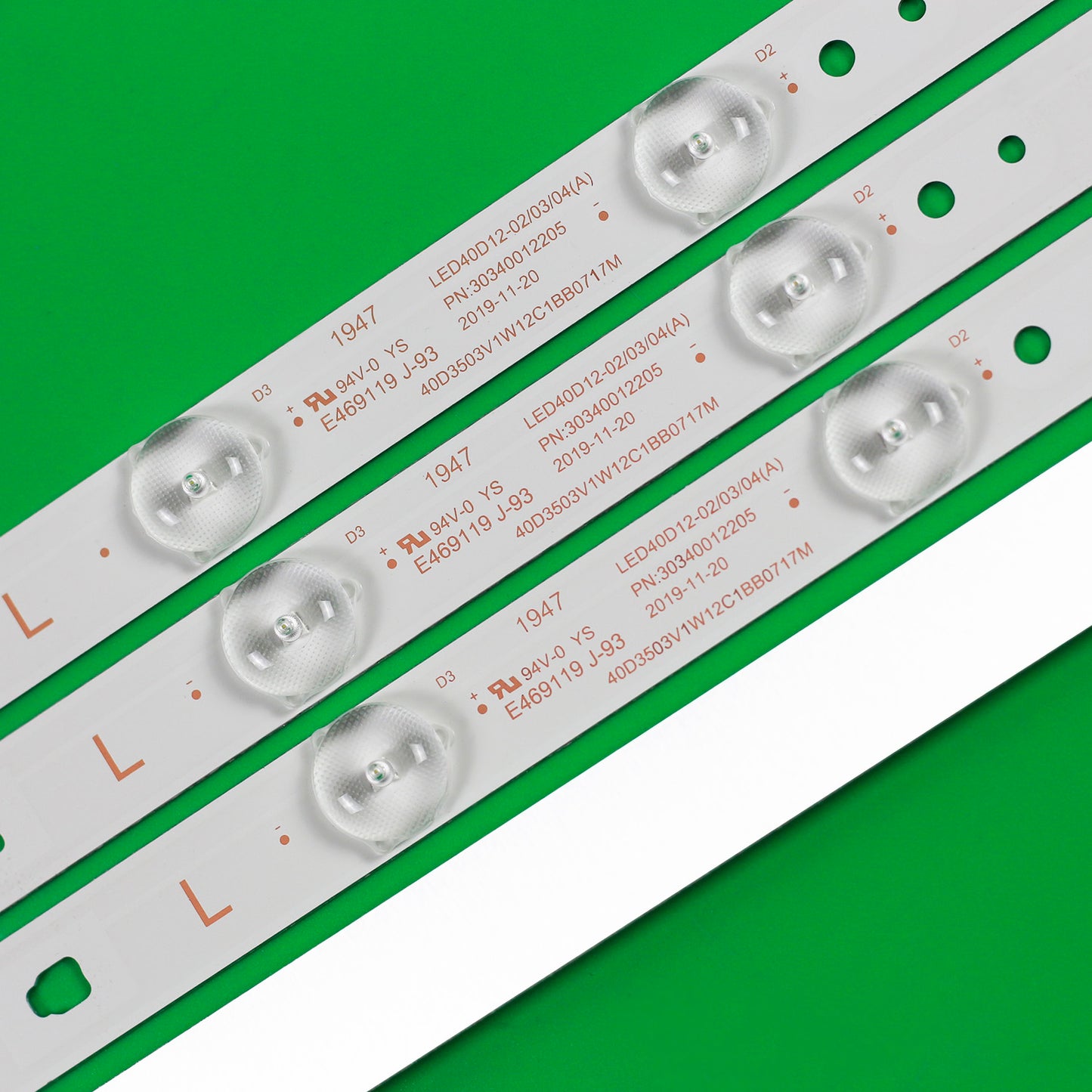 J-93 LED BACKLIGHT STRIP FOR LE40A3000 LE40A7100L LE40B3000 LE40B3000W LE40B3300W LE40k5000 LE40K5000TF LED40ME1000 MTV-4028LT2 MTV-4029LTA2 MTV-4031LT2 MTV-4128LT2 LED40D 12-03(A) LED40D12-ZC14-04 A