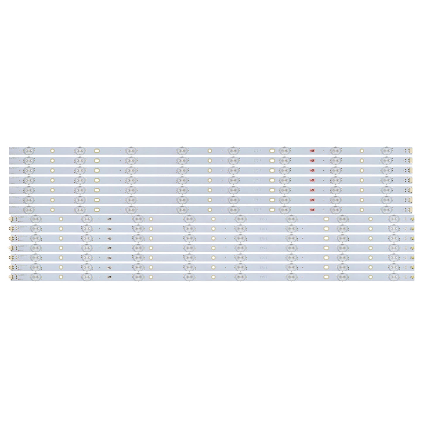 XS-1163 14 PCS LED backlight strip for E75-E3 XY-MC E75 RL LB75011 V1_06 V0_05 E466169