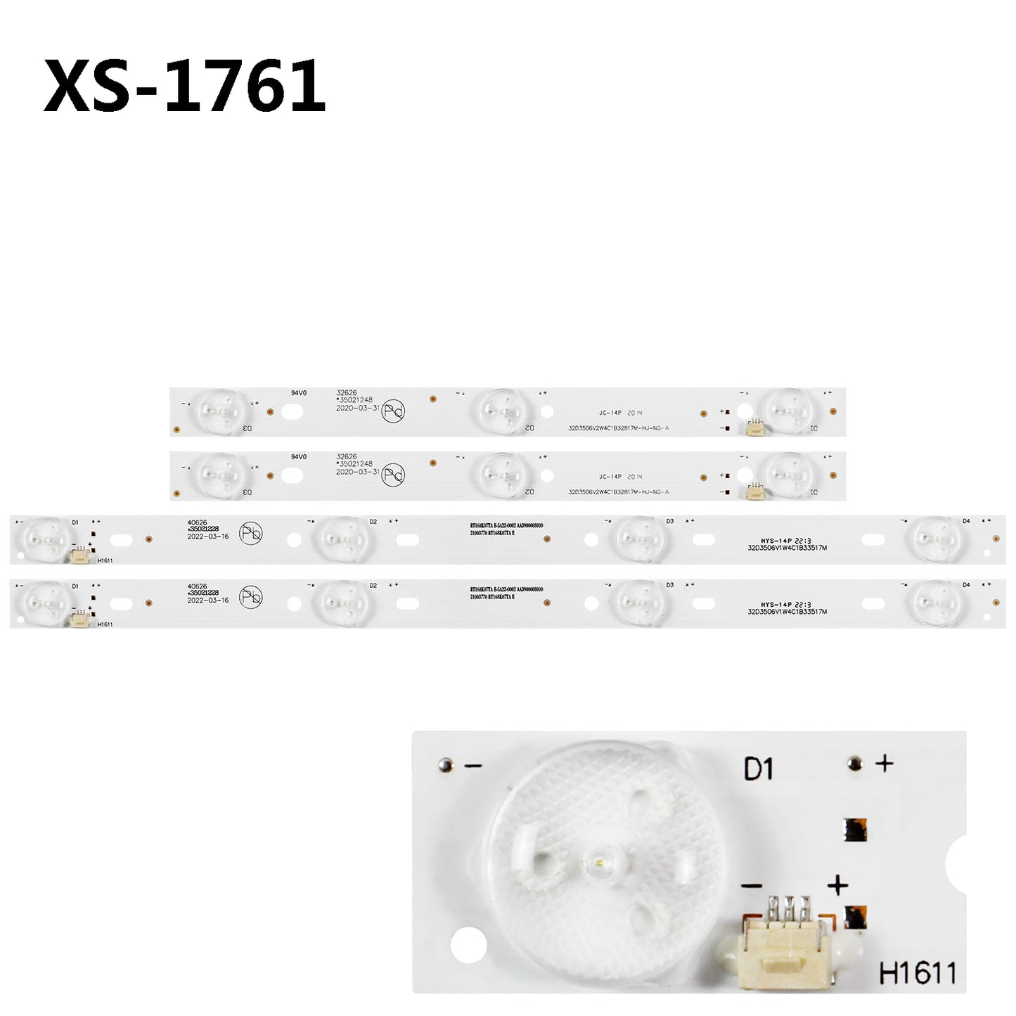 XS-1761 35021248 35021250 For Toshiba 32L1500 32L2400 DL3245I DL3244 DL3246 DL3253I DL3253