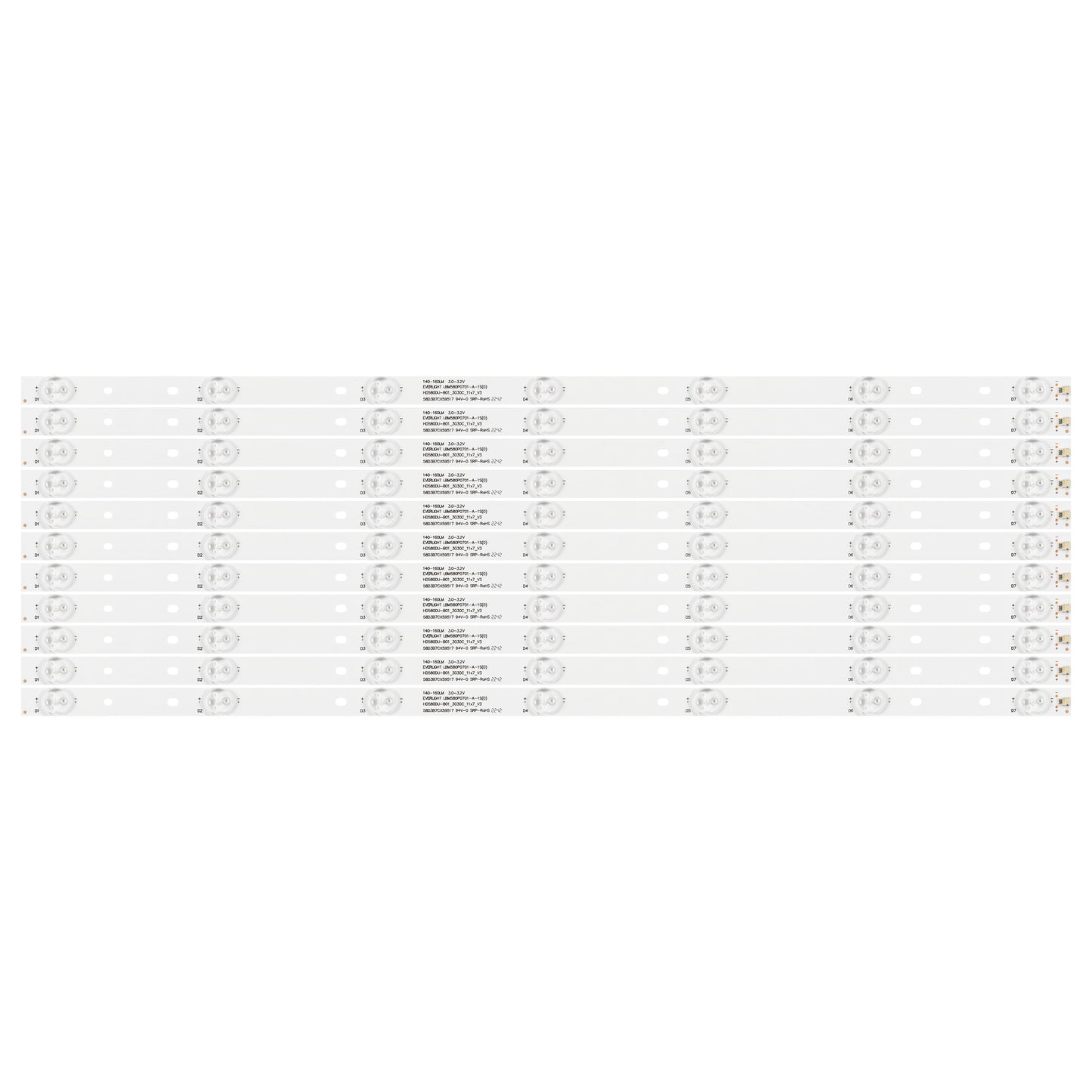 XS-1164 LED Backlight Hisense_HD580du_B01_3030c_11X7_V3 LBM580P071-A-2S(0) For Hisense 58K321UW LED58EC620UA LED58K300U LED58K320U
