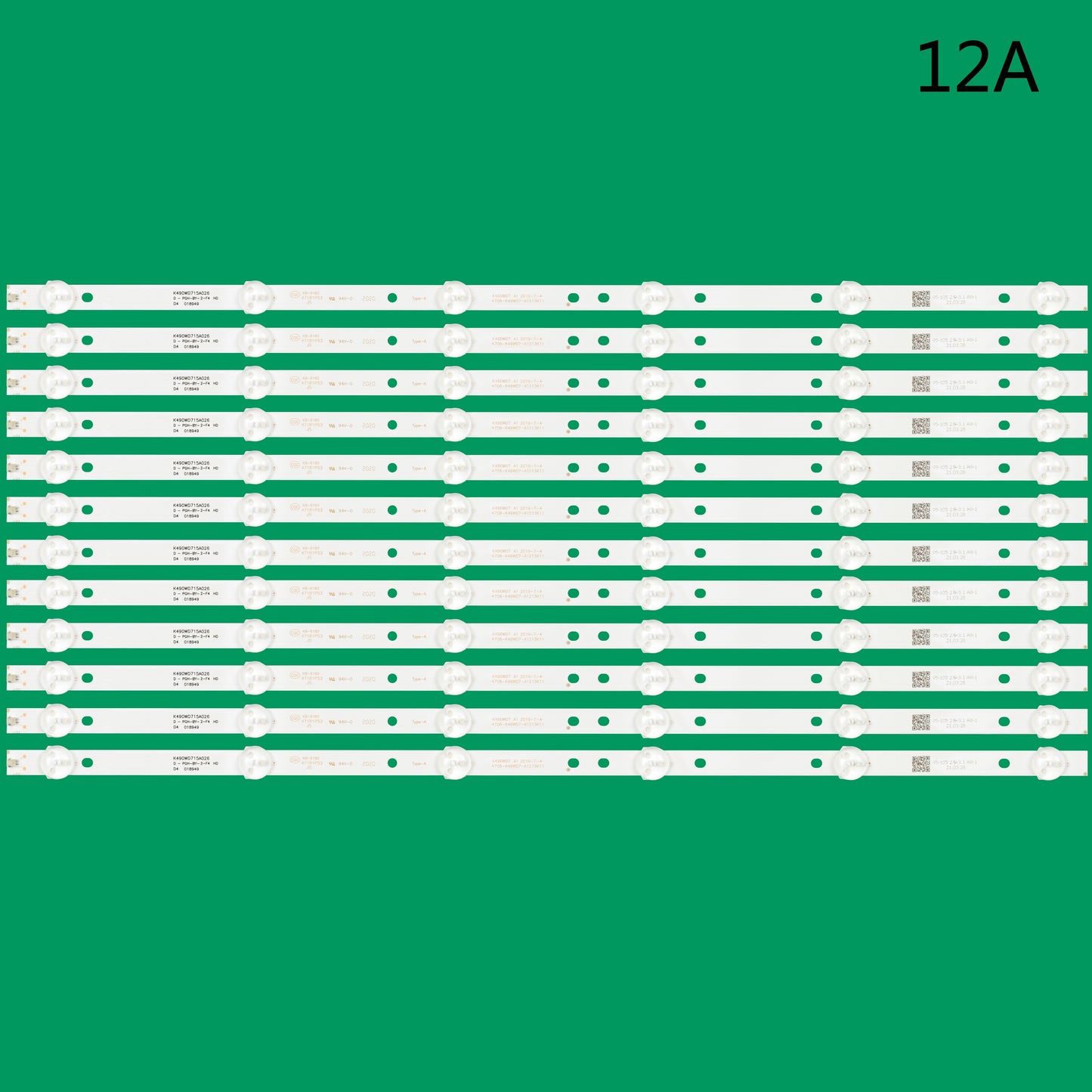 J-216 LED Backlight 4708-K49WD7-A1213K21 4708-K49WD7-A1213K11 K490WD7 A1 For Philips 49PFF5455/T3 49PFL3445/T3 Panasonic TH-49C520C TH-49CX780C