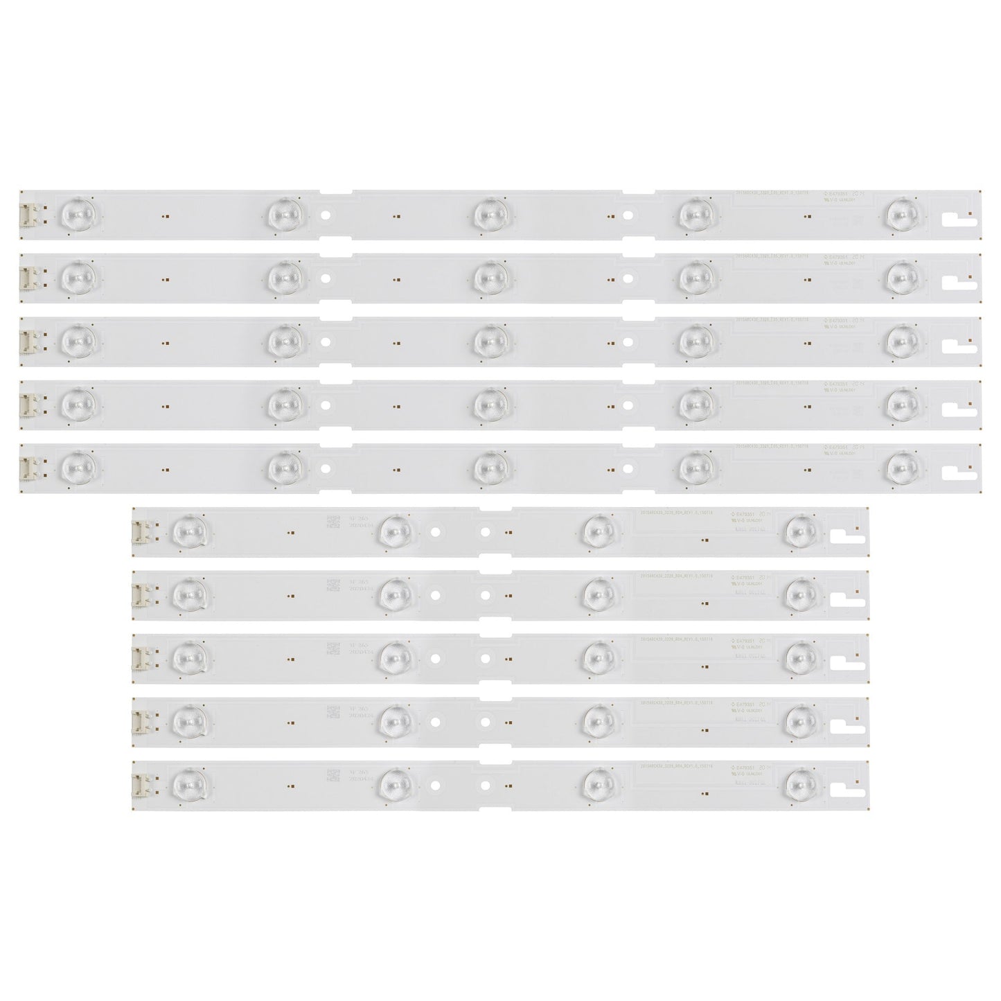 J-286 New 10PCS LED Backlight Strip 2015ARC430_3228_R04 L05_REV1.0_150716 For 43VLE5523WG 43VLE6629BR 43VLE6524