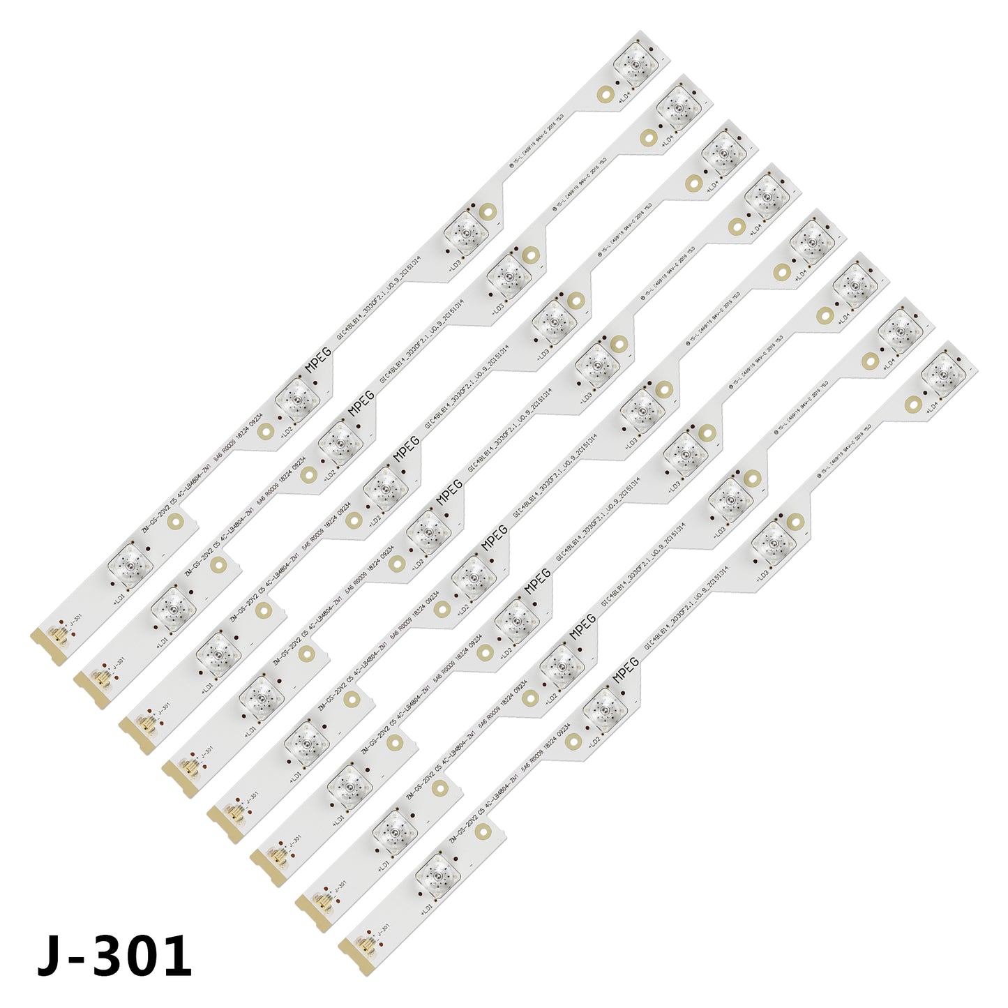 J-301 FOR TCL L48P1S-CF L48P1-CUD B48A858U 4C-LB4804-ZM1 4C-LB4804-ZM01J GIC48LB14-3030F2.1 TMT-48P1-8X4-3030C-D6T 48X700 L48E5800A D48A920C 48 P1-CUD L48P1S-CF GIC48LB14-3030F2.1e