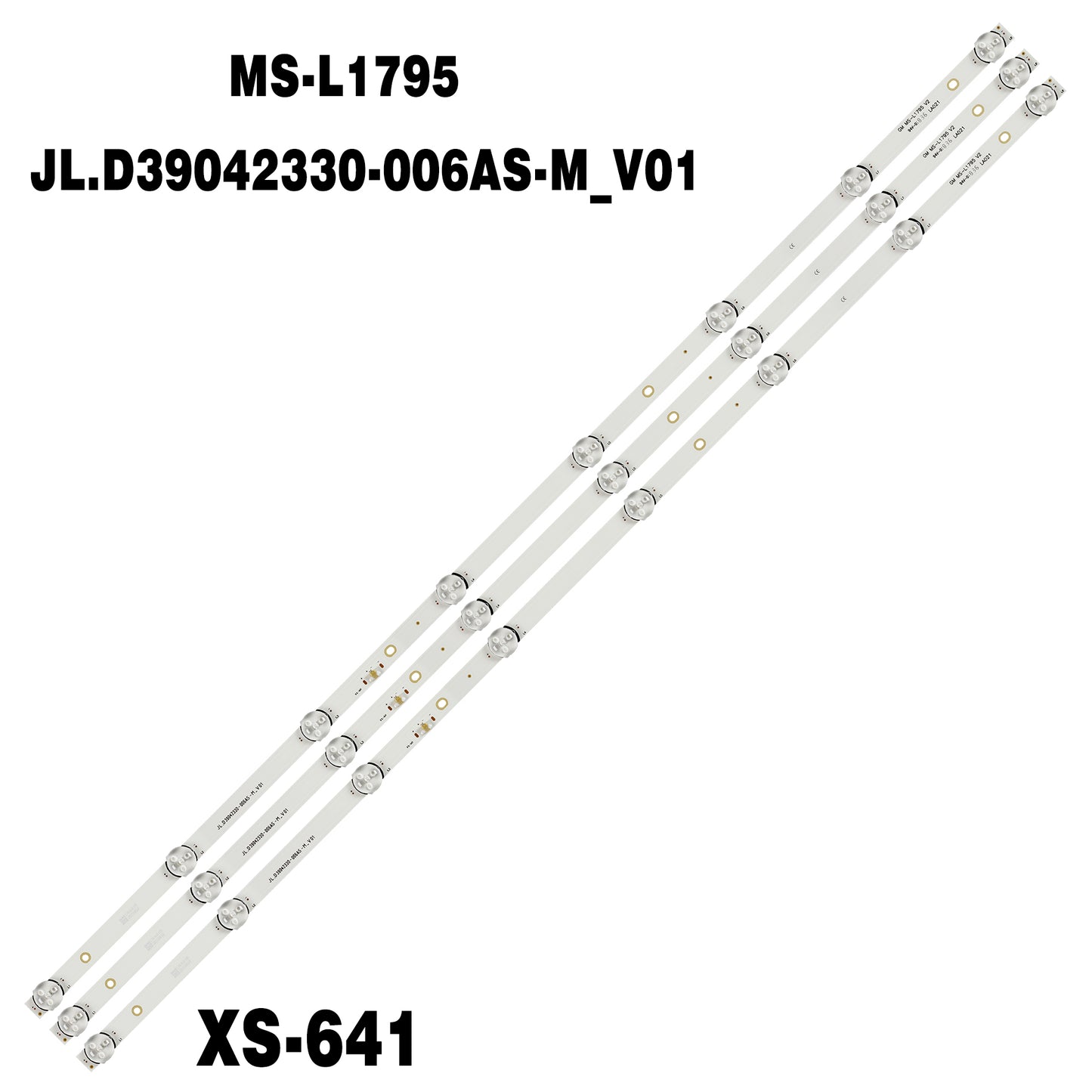 XS-641 8 Lamp JL.D39042330-006AS-M_V01 MS-L1795 for PIXEL 39"TV LE39Z1 3080539Z10DTZ003 CX390DLEDM H39D7100E 39LEM-1045/T2C SJ.CX.D3900402-3030DS-M 3030CS 39LH5320H