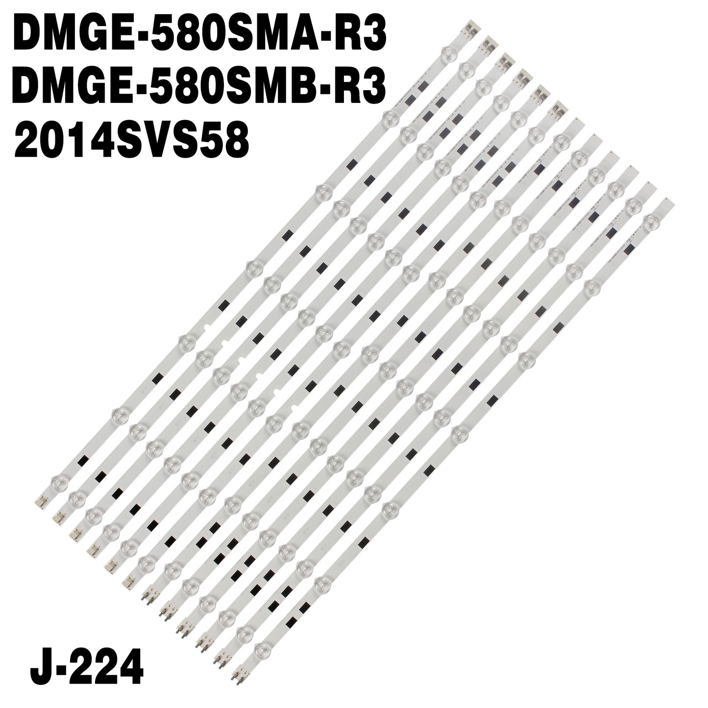 J-224 LED Backlight 14Lamp For Samsung 58"TV UA58H5288 2014SVS58 LM41-00091F LM41-00091G UE58J5200 BN96-32771A BN96-32772A DMGE-580SMA-R3 DMGE-580SMB-R3 UN58H5202 UN58H 5200 UN58H5203 UN58H5202