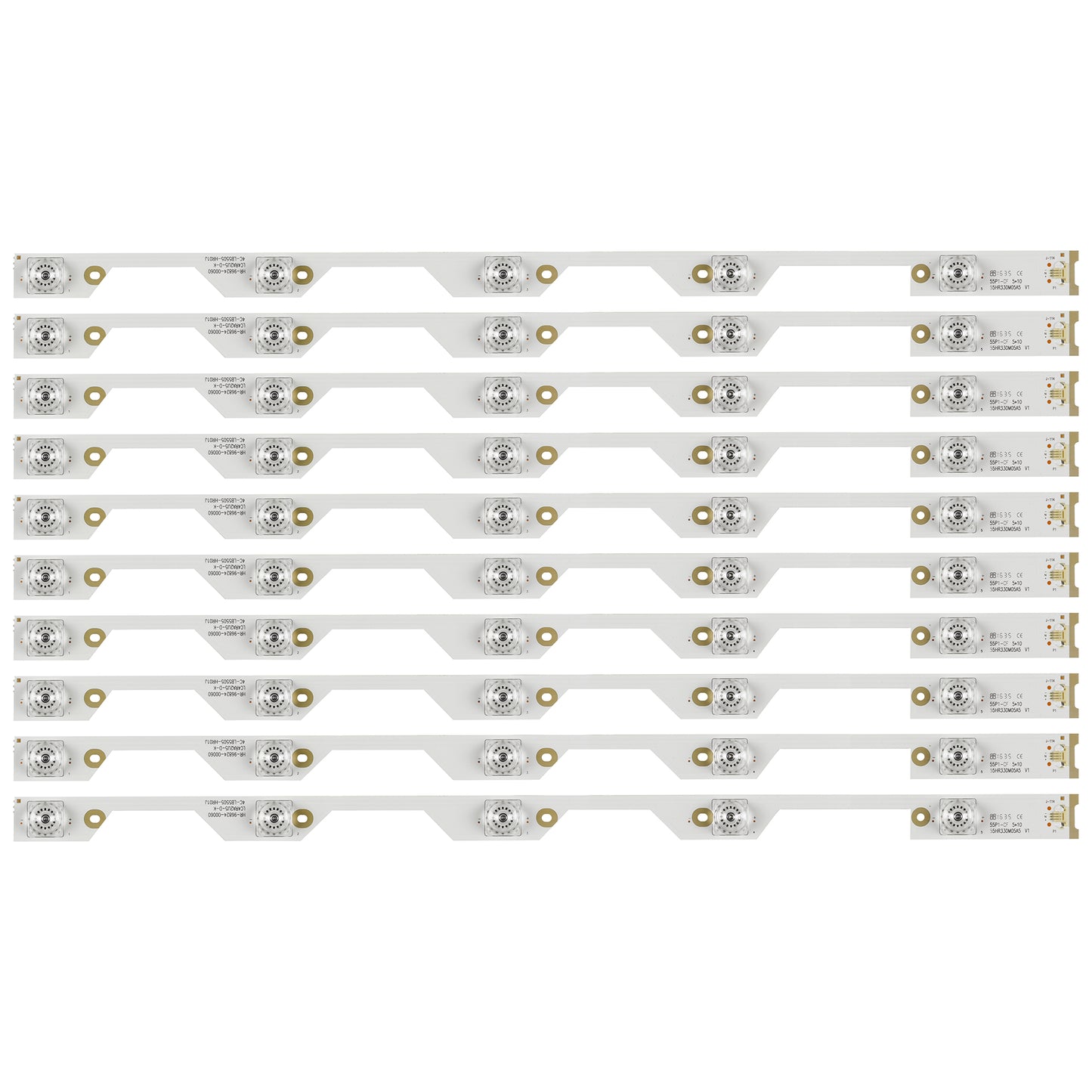 J-114 LED Backlight Strip 55HR330M05A5 V1 4C-LB5504-HR3/HR4 4C-LB5505-HR01J LVU550NDEL CD9W18 For TCL L55P1S-CF Ace D55A930C Leroy 55X700 55UD6306