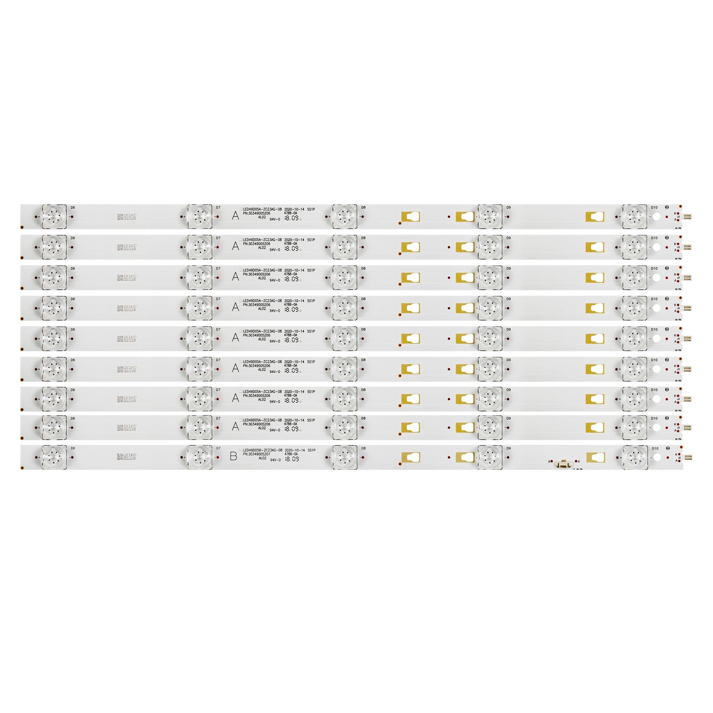 XS-750 LED Backlight LED49D05A/B-ZC29AG-01 LED49D05A/B-ZC23AG-03/5/8 For Haier LS50M31G LS50A51 LU50C51 LU50J51
