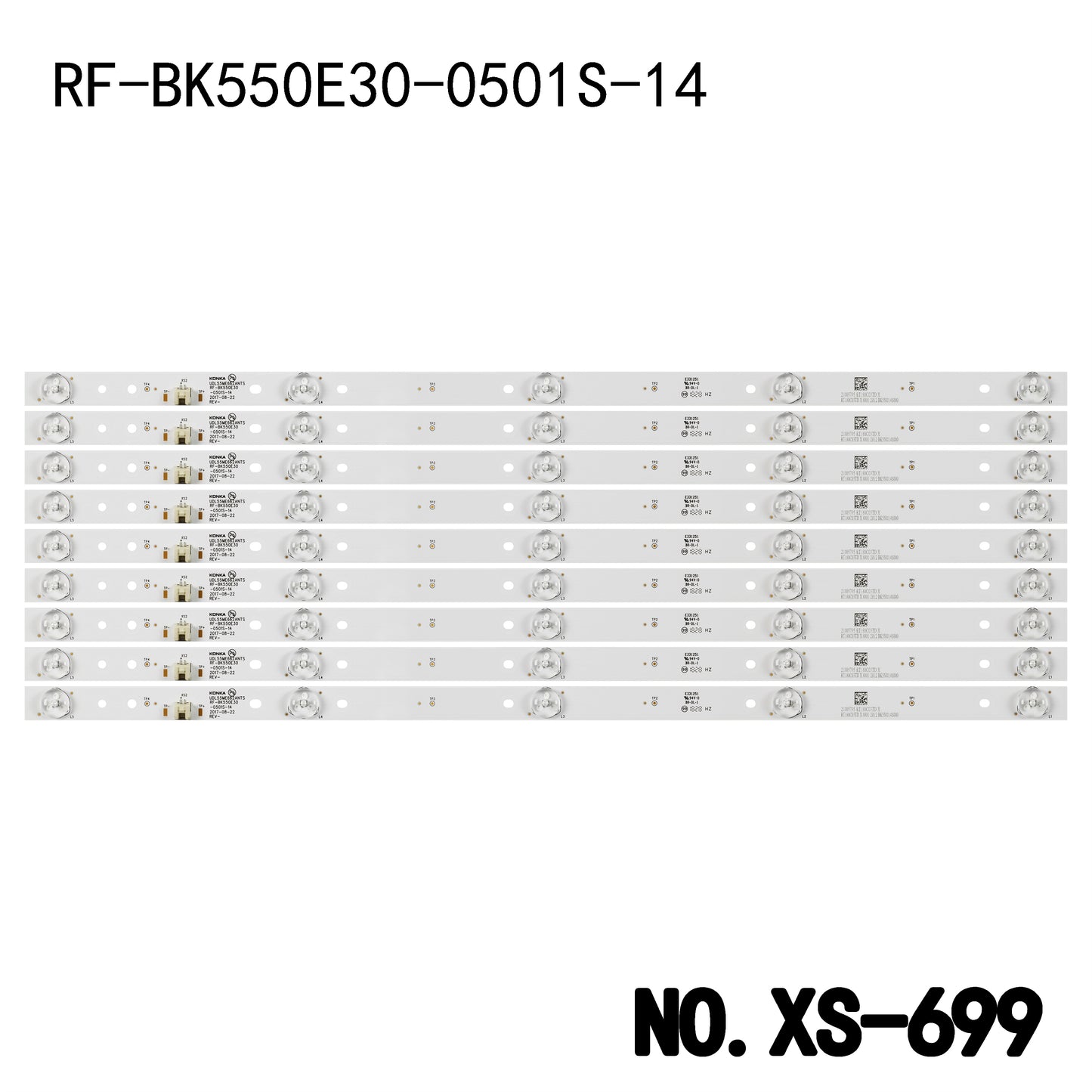 XS-699 LED BACKLIGHT STRIP FOR LED55K7200 S55U LED55G30UE UDL55ME662ANTS RF-BK550E30-0501S-14 led55k5100 LED55K5500 LED55GM1 35023082