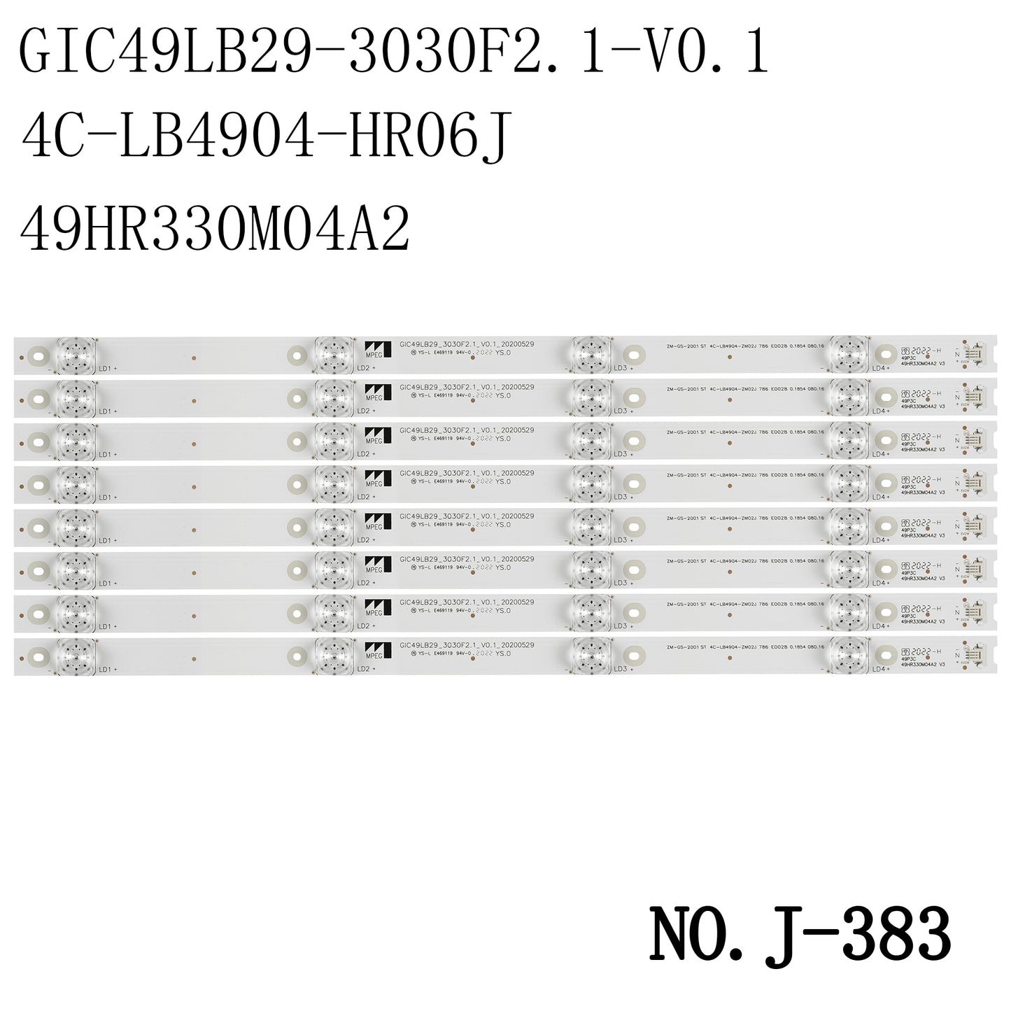 J-383 49P3 L49P3CFS D49A620U B49A81S-UD L49P1-UD L49P2-UD TMT_49P3-C_8X4_3030C_d6t-2d1_4S1P 4C-LB4904-HR06J For THOMSON 49UD6596 49UC6306X1 For TCL 49P 3C 49P3F 49A950C For LEHUA 49BC7600 GIC49LB29_3030F2.1_V0.1