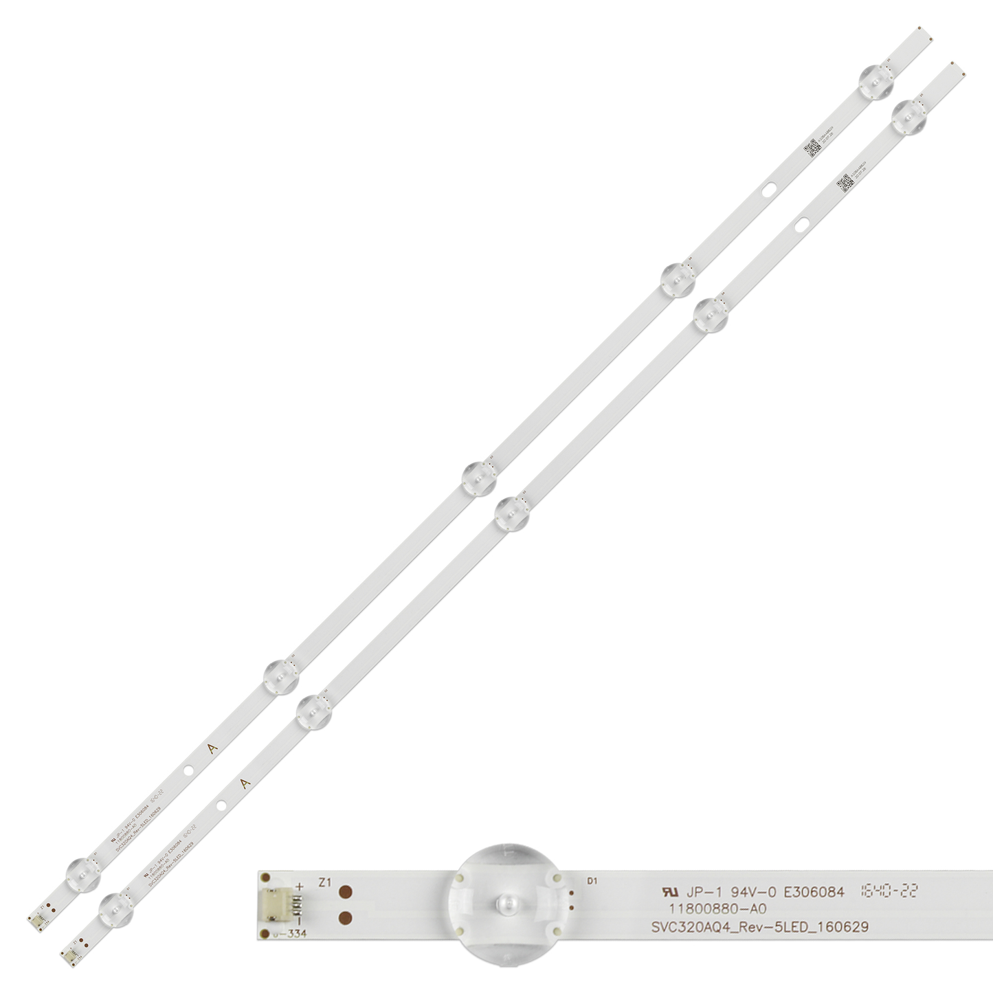 J-334 Kir 2pcs LED backlight strip bar For LG 32LH515 32LH515B 32LH570 32LX300C 32LH510 32LH570B SVC320AP1_Rev04_5LED_160113 SVC320AQ4 32LH560 SVC320AQ4_Rev00_5LED_ 160111