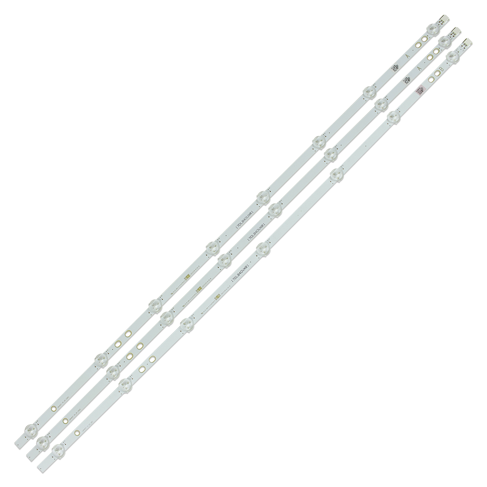 J-354 3PCS LED Backlight strip for LT-40V751 LT-40V550 LT-40V750 T40FX275DLBPX LT-40VT50G LT-40VG764 LT-40VF53B LT-40VF53A LT-40VF43A LB40017 V0_05_38S VES400UNDS-2D- N11 VES400UNDS-2D-N12 N14