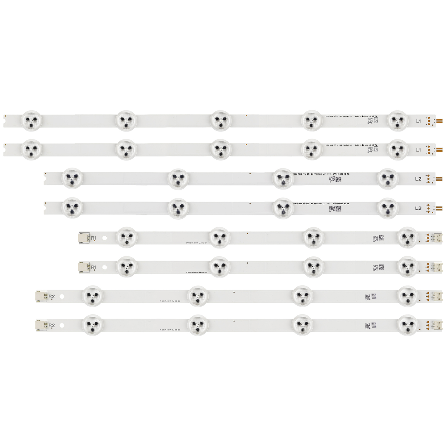 J-368 8 PCS For LG AGF78400301 LC370DXE-SFR1 LATWT370R 37LN541U 6916L-1138A 1137A 6916L-1140A 1139A 37LN540U 37LN540V 37LN541U ZA ZB 37" ROW2. 1 Rev 0.0 LC370DXE