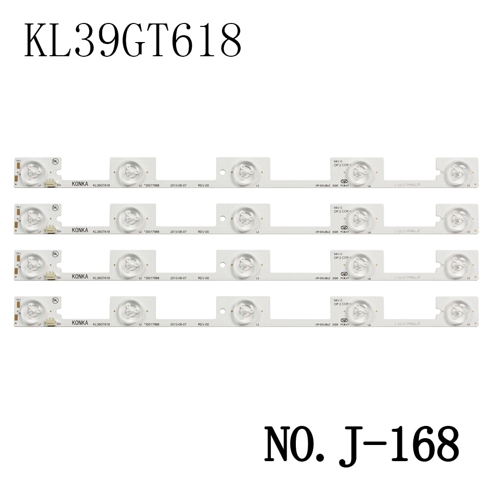 J-168 New 20 PCS LED backlight lamp strip for 39Inch TV KL39GT618 35017988 5 LEDs*6V 307mm