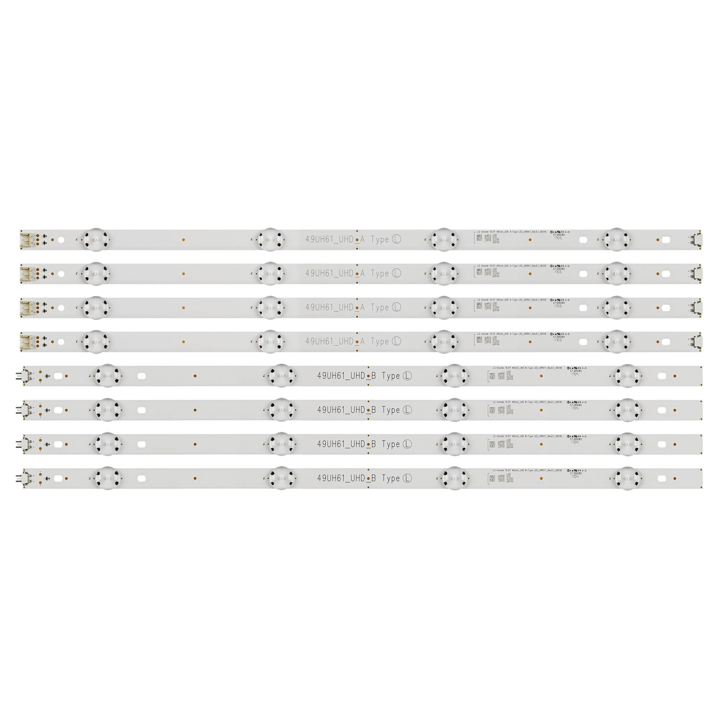 J-393 LED Backlight 49UH61_UHD_A/B HC490DGN-SLNX5-514X For 49UH603V 49UH610A 49UH610V 49UH617V 49UH620V-ZA