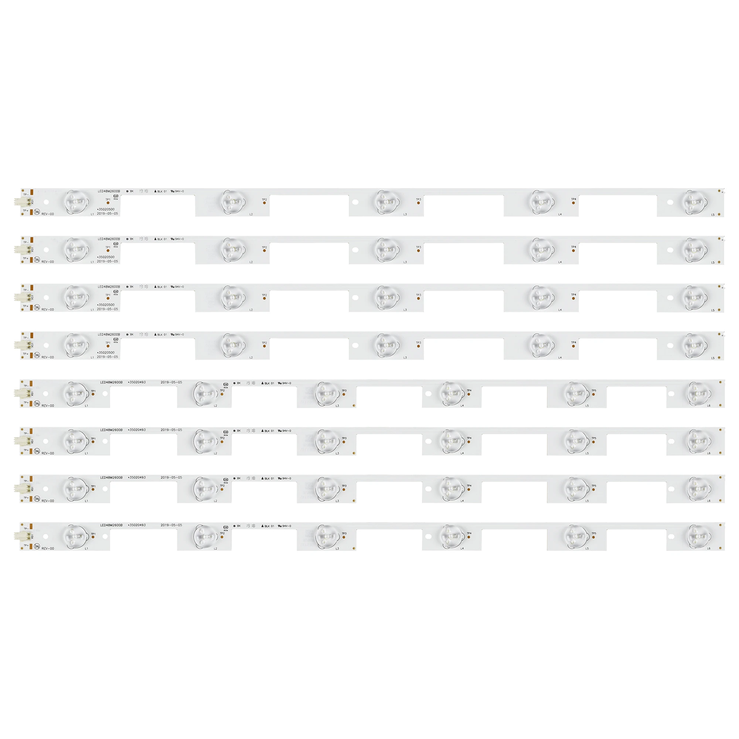 J-306 LED Backlight 35020492 35020493 35020500 35020501 35021814 35021815 For Konka LED49R90U LED49R6200U 49F2600N LED49M70A