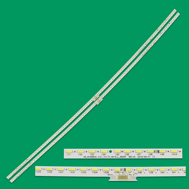 J-316 LED Backlight Strip Hisense-49-HE490IUC-E31_72+72_4014_36S2P LT-1163084-A20171210N For LED49M5600UC