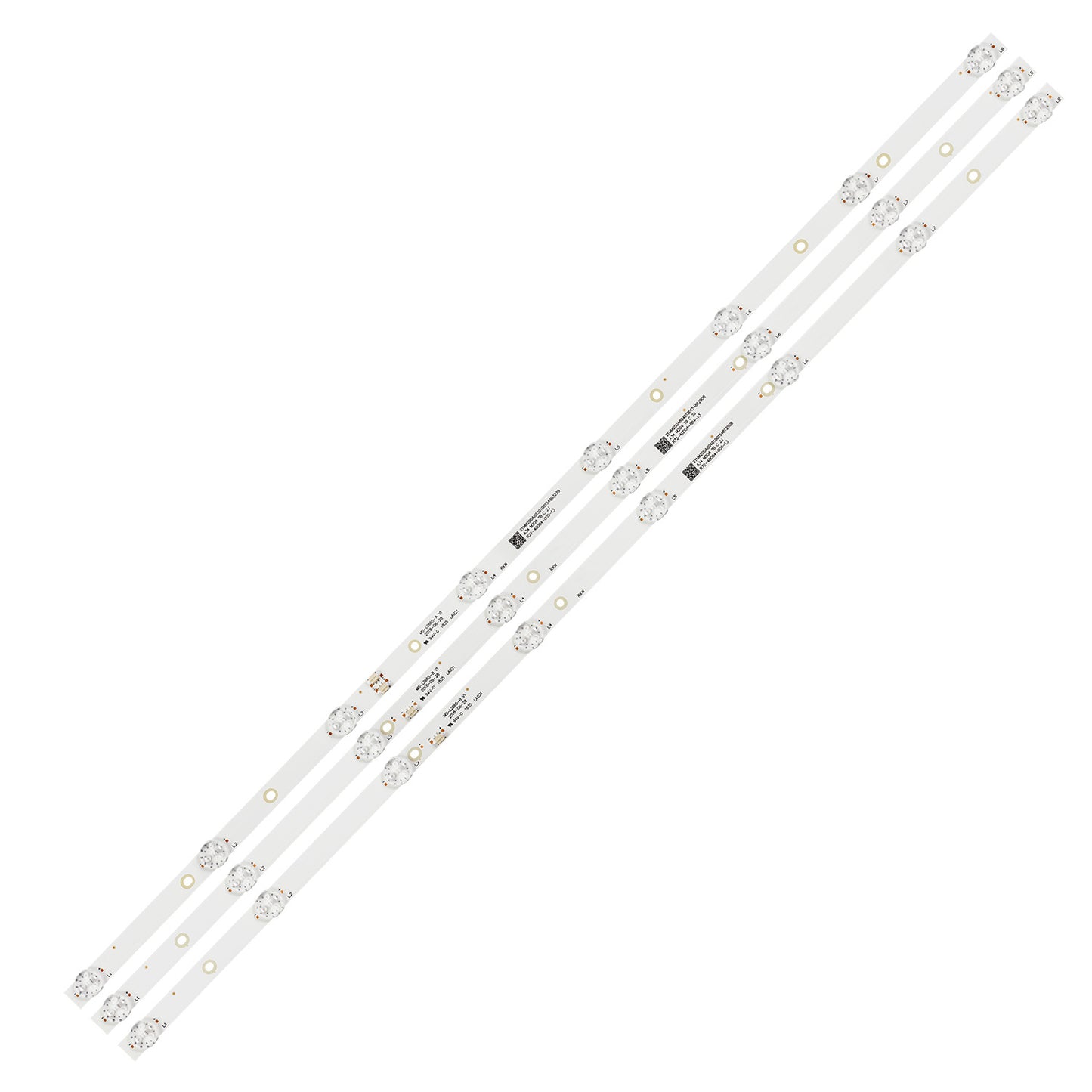 XS-1276 3Pcs/Set LED Backlight Strip Aiwa 40"TV BBk 40LEM-1043/FTS2C EU40DT200 40F9000ST MS-L2665-A V1 MS-L2665-B V2 R72-40D04-004-13 R72-40D04-005-13