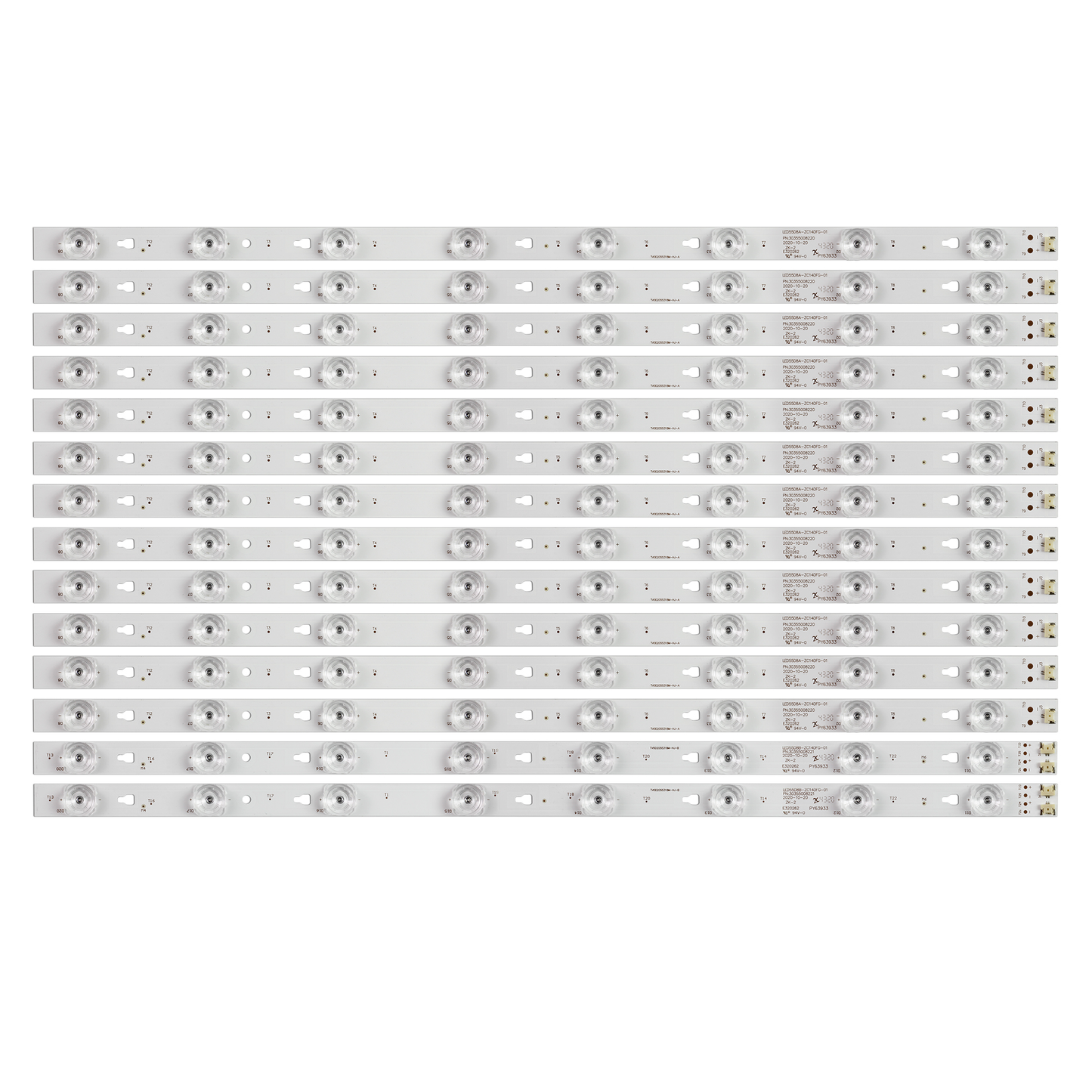XS-548 8 lamp For Haier 55"TV D5551A LS55AL88A72 LED55D8B A LED55D8A-ZC14DFG-01 LED55D8B-ZC14DFG-01 30355008220/21 LS55AL88A71 U55X31J LU55U31 55U1 G55Y-S FD 5551A LE55U6500U LU55H31
