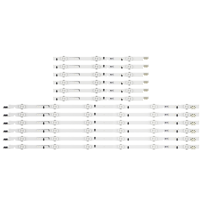 XS-584 12 PCS(6*3LED+6*6LED) LED backlight strip for SAMSUNG 48inch TV UE48H6470 HG48EC670CW HG48AD680 HG48AC695 HG48ED690 LH48DBDPLGA UE48H5090 UE48H5000 UE48H6260 UE48J5150 UE 48H6505 HG48AC670 UE48H6640