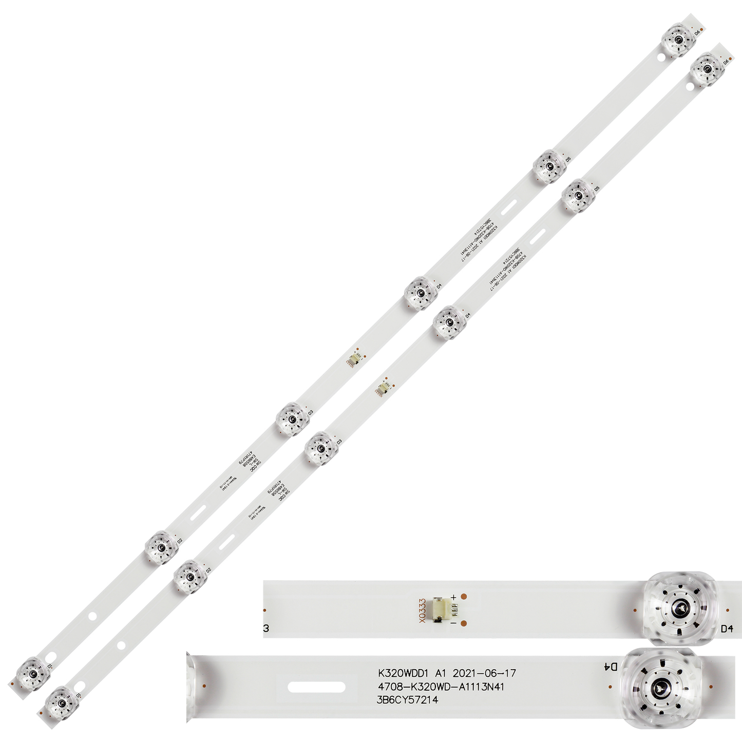 XS-884 LED Backlight strip 4708-K320WD-A3113N11 A3113N41 A1113N41 Al32ASHD K320WDD1 A3 A1 for 358M2C3 32HS534AN 32HS522AN 32M3080/60S 32M3080 2PHF5664 tx-32gr30 0 lc320dxy(sl)(a2)