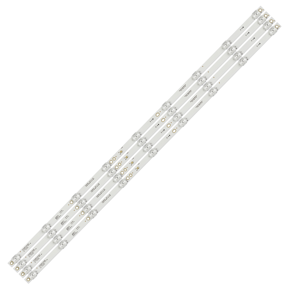 XS-932 4pcs LED Strips For 50UK950 50D1UDVB K500WDD1 A3 4708-K500WD-A3113N01 9led 50UK950 50D100U 50D1UDVB K500WDD1 A3 4708-K500WD-A3113N01