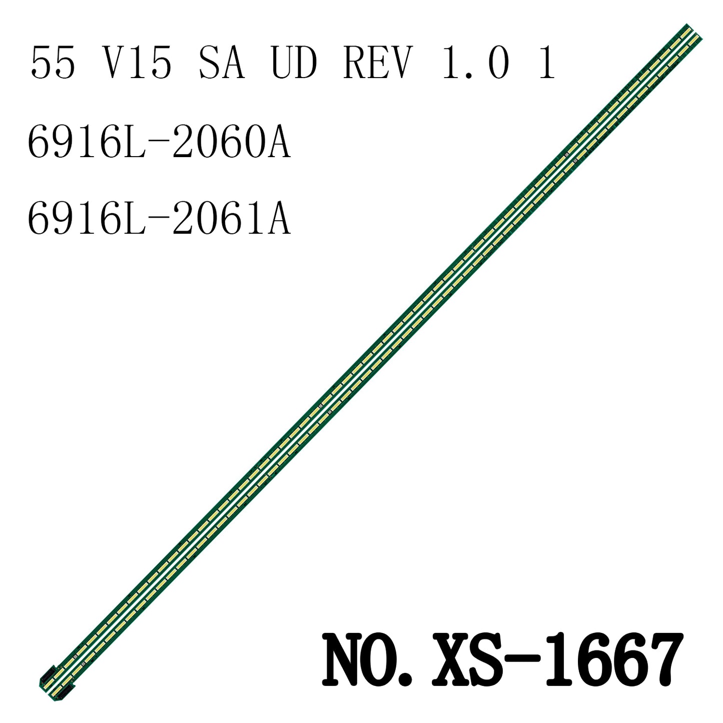 XS-1667 55"V15 SA UD REV 1.0 1 L/R 6916L-2060A 6916L-2061A 6922L-0160A For LG 55UF850V-ZB 55UF8500 55UF8509 55UF8507 55UF850V