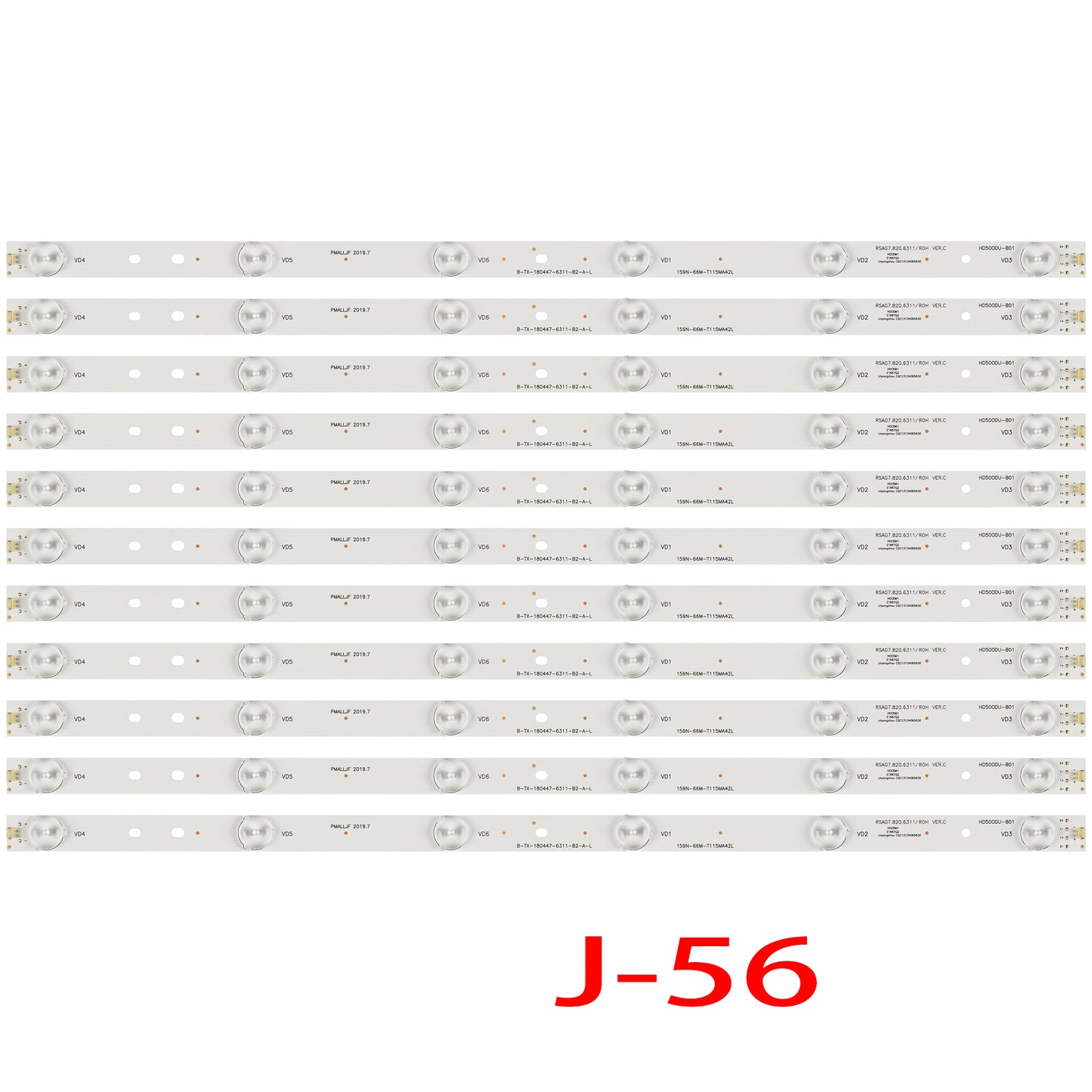 FOR LED50EC590UN LED50EC620CA LED50K320U LED50K560U Hisense-50-HD500DU-B01-010-11X6-3030C-6S1P