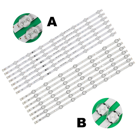 XS-944 New 7PCS LED backlight strip for LUX0155004 VES550QNDS-2D-N12 VES550QNDS-2D-S11 55AO4USB 55AO6USB SVV550AK7_UHD_7LED_A B Type LT-55C870 LT-55C860 VES550QNDL-2D-U11 VES550 QNDS-2D-N11 N12 LSC550FN13