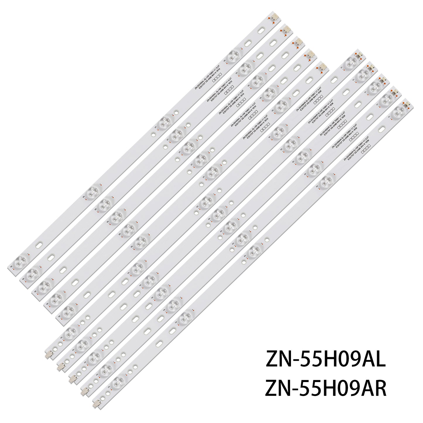 XS-2486 9 lamp For polar TV P55L21T2CSM L55UHDPR001 ZN-55H09AR ZN-55H09AL-5L+5R 70801 V1.5-OT