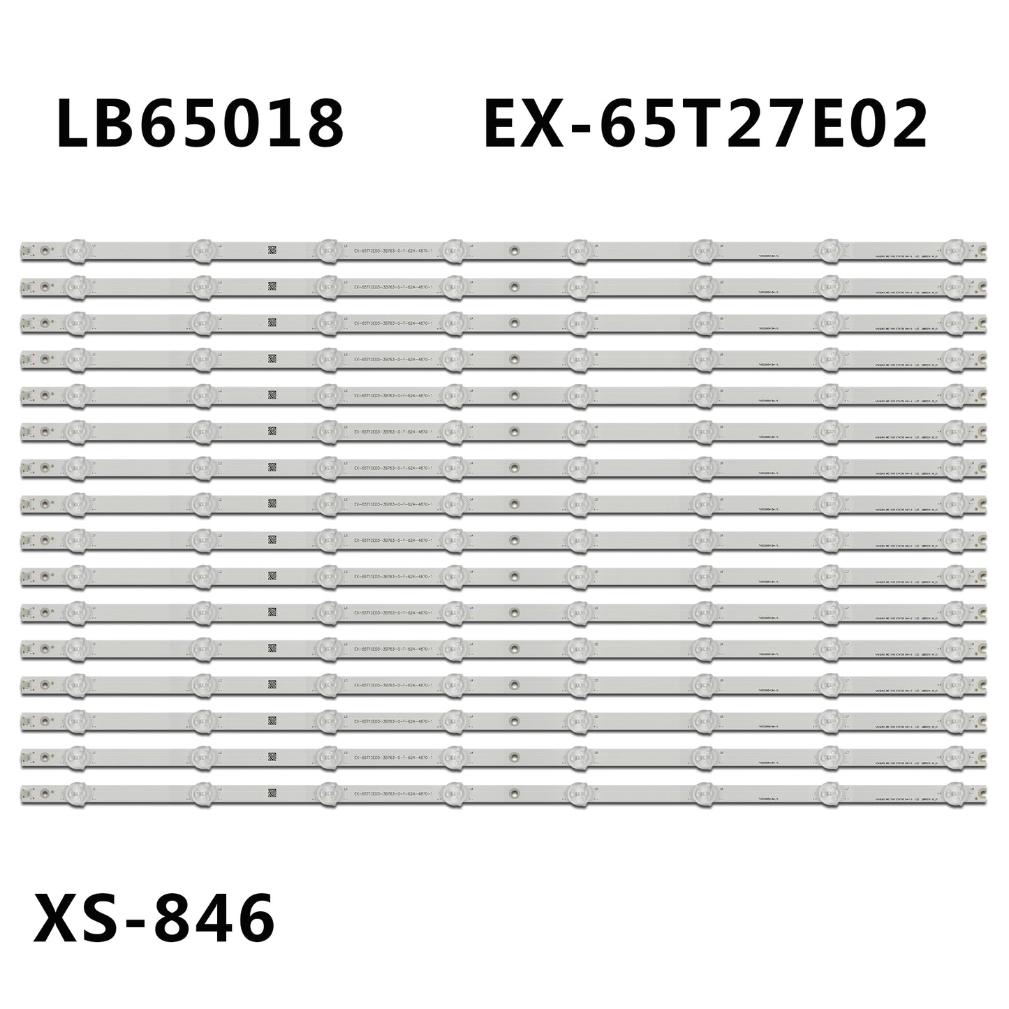 XS-846 FOR LB65018 V0-01 E65X-C2 MT65W-861C3 D65-D2 D65U-D2 T650QVN05.0 T650QVF07.0 T650HVF05.5 LWZAUDCS LWZAUDES LWJAUDAS LWJASDAR EX-65T10E03-3B763-0-F-624-4870-1