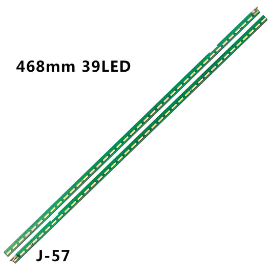 J-57 New 2pcs 39LED 468mm  for 43LF6350 43LF5700 43UF6750 43UF6800 43LX341C 43LX560H-UA 43SE3KD 43LF6300 43LF630V