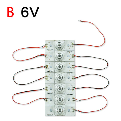 25lot 175pcs NEW 3V 6V SMD Lamp Beads with Optical Lens Fliter for 20-120 inch LED TV Repair