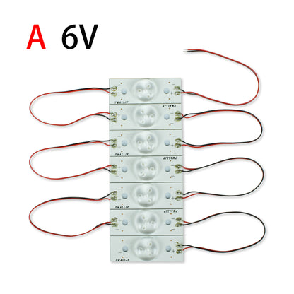 25lot 175pcs NEW 3V 6V SMD Lamp Beads with Optical Lens Fliter for 20-120 inch LED TV Repair