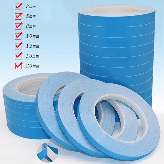 25meter 5mm 8mm 10mm 12mm 15mm Width Transfer Tape Double Side Thermal Conductive Adhesive Tape for Chip PCB LED Strip Heatsink