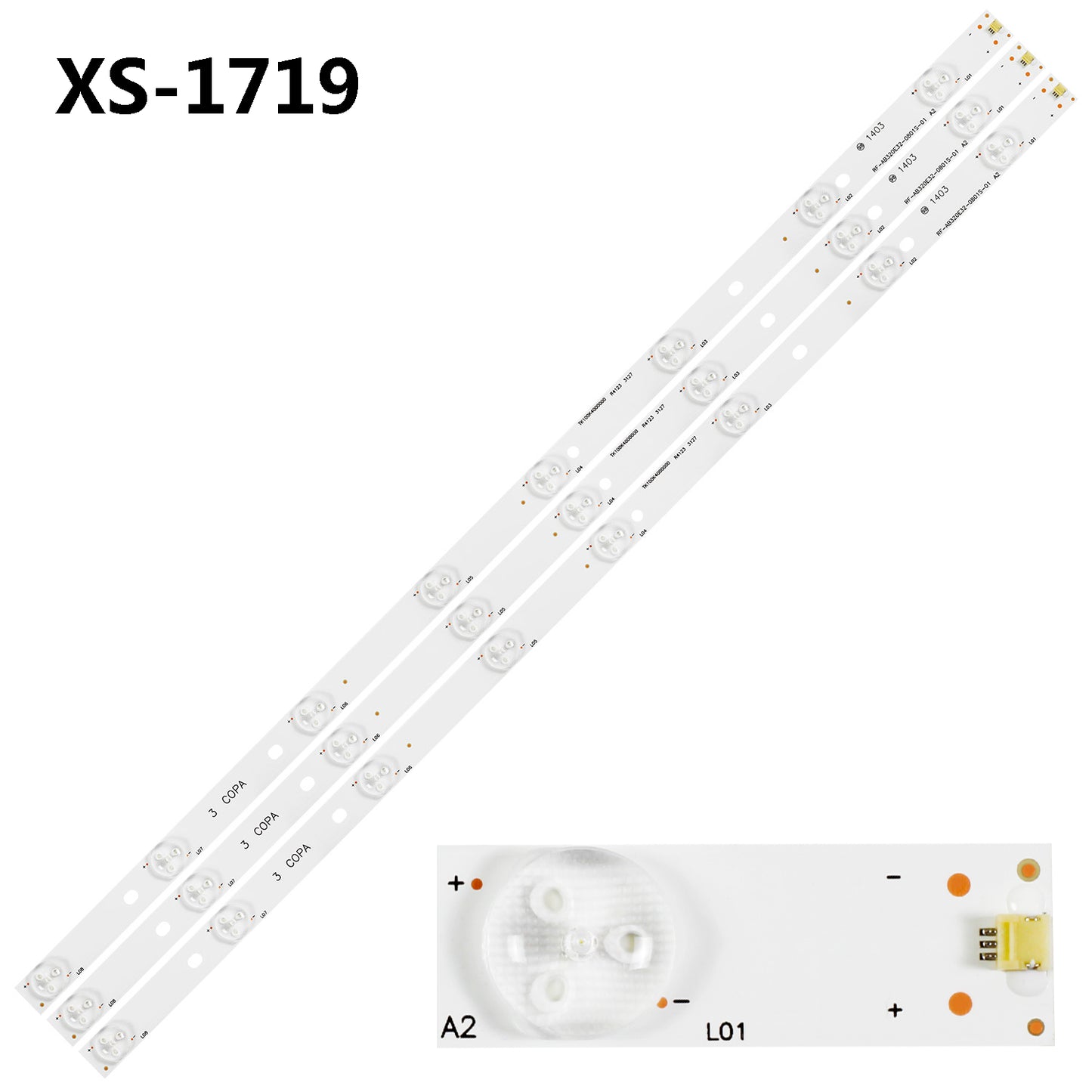 XS-1719 RF-AB320E32-0801S-01 For 32inch LED TV LED32TC2300E BDM3201F 32PHF5755/T3 LED32V02S LED32B16