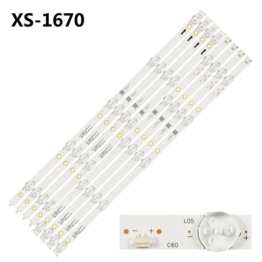 XS-1670 LED Backlight JS-D-JP50DM-A101EC JS-D-JP50DM-B102EC JS-D-JP50DM-101EC For BBK 50LEM-1043/FTS2C 50LEM-1058/FT2C 50LEX-5043/FT2C