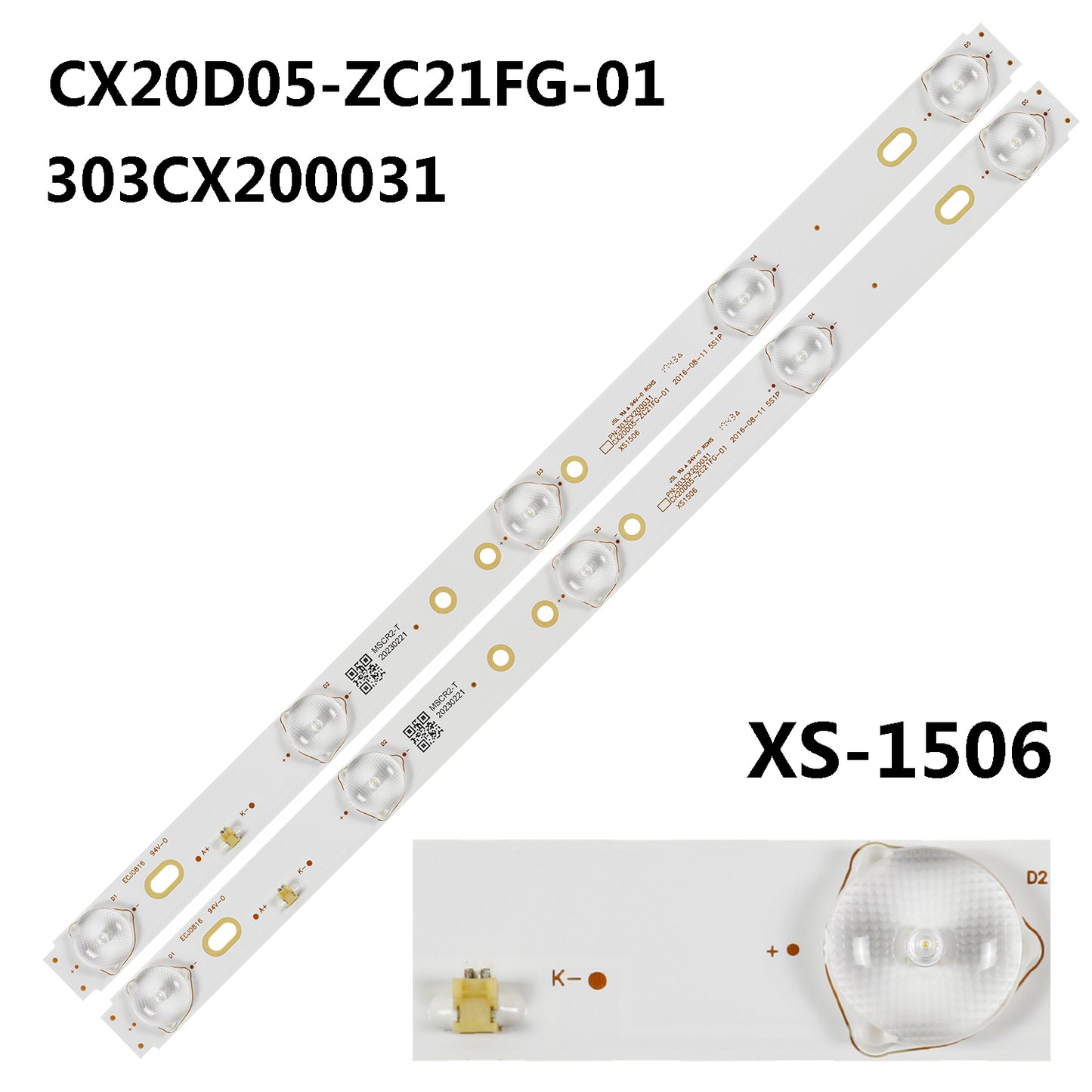 XS-1506 For CX20D05-ZC21FG-01 303CX200031 CX200M02 Sunstech 20SUN19D Sunny SN020LD003-S2