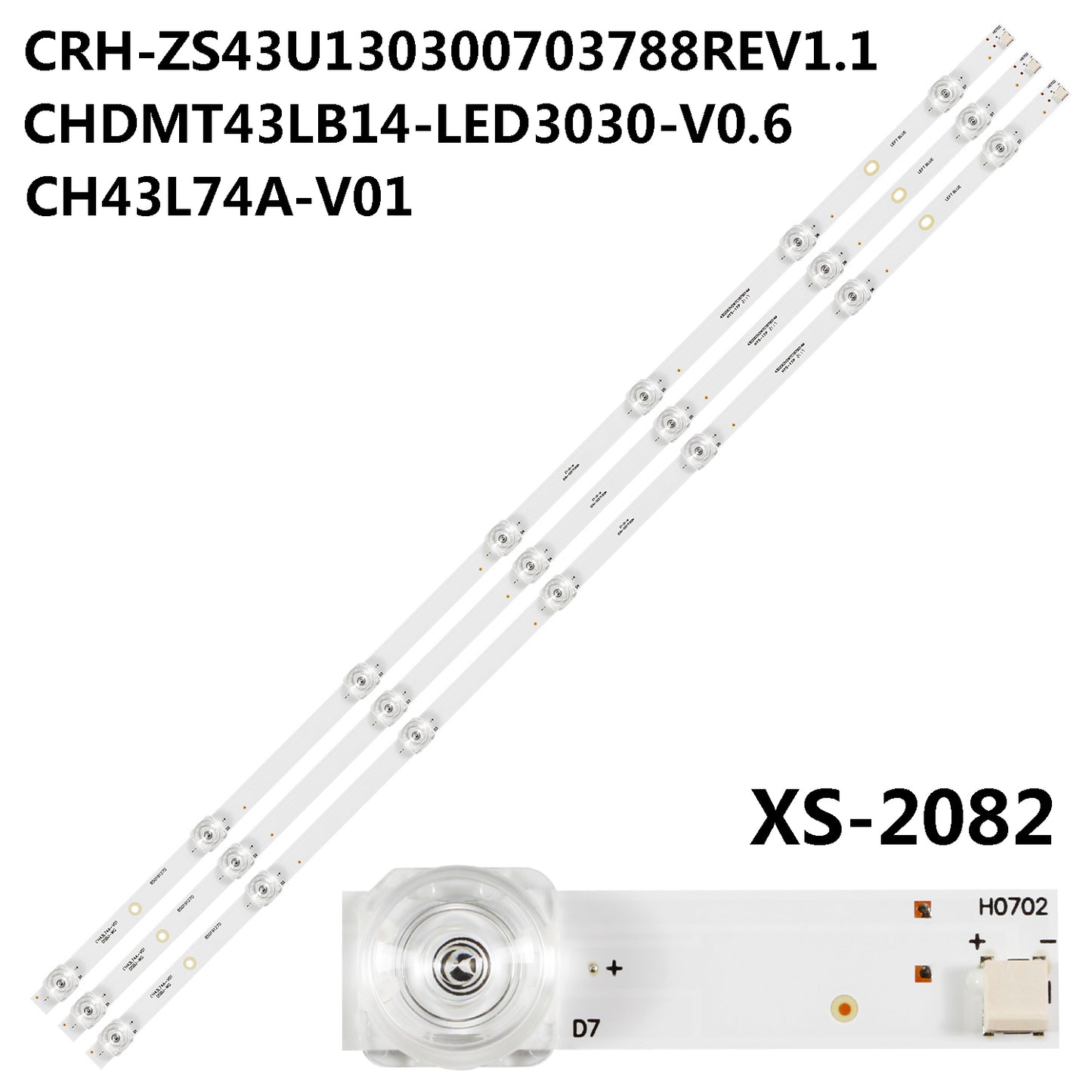 XS-2082 For Changhong CHDMT43LB14-LED3030-V0.6 CRH-ZS43U130300703788REV1.1 CH43L74A-V01 DSBJ-WG 43F8 43D2P 43D3S 43U1 43C2 43U1A