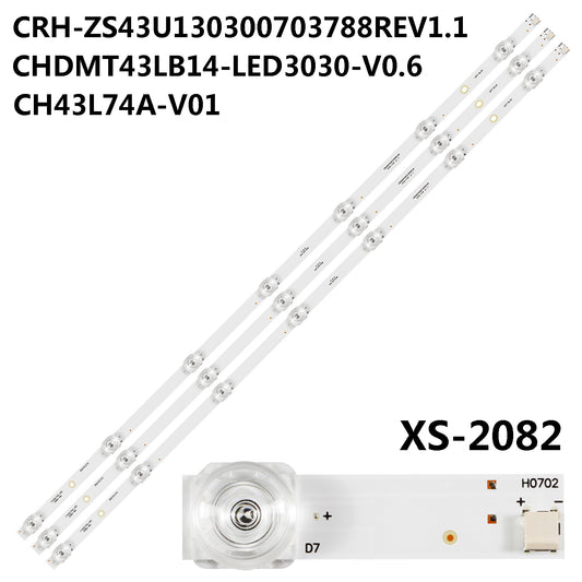 XS-2082 For Changhong CHDMT43LB14-LED3030-V0.6 CRH-ZS43U130300703788REV1.1 CH43L74A-V01 DSBJ-WG 43F8 43D2P 43D3S 43U1 43C2 43U1A