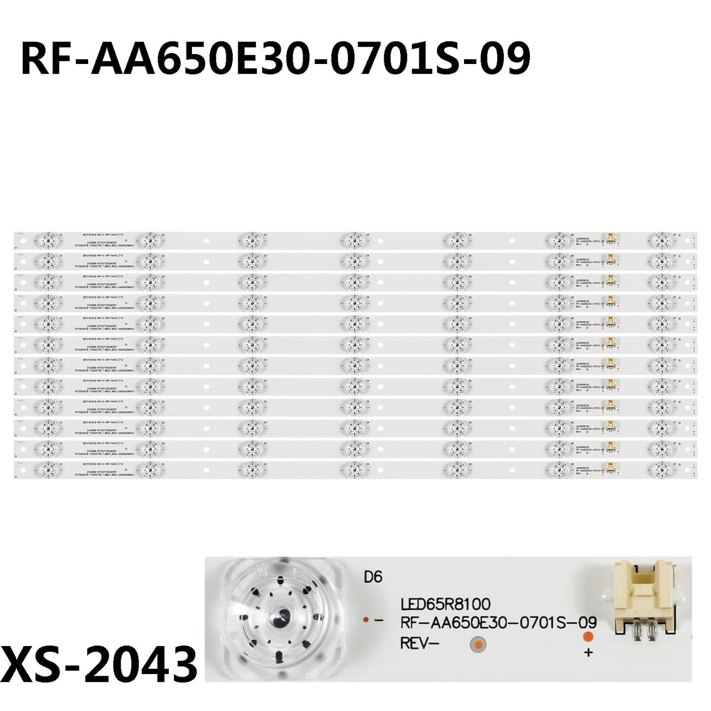 XS-2043 For RF-AA650E30-0701S-09 LED65X8 LED65R8100 LED65M1 65P9