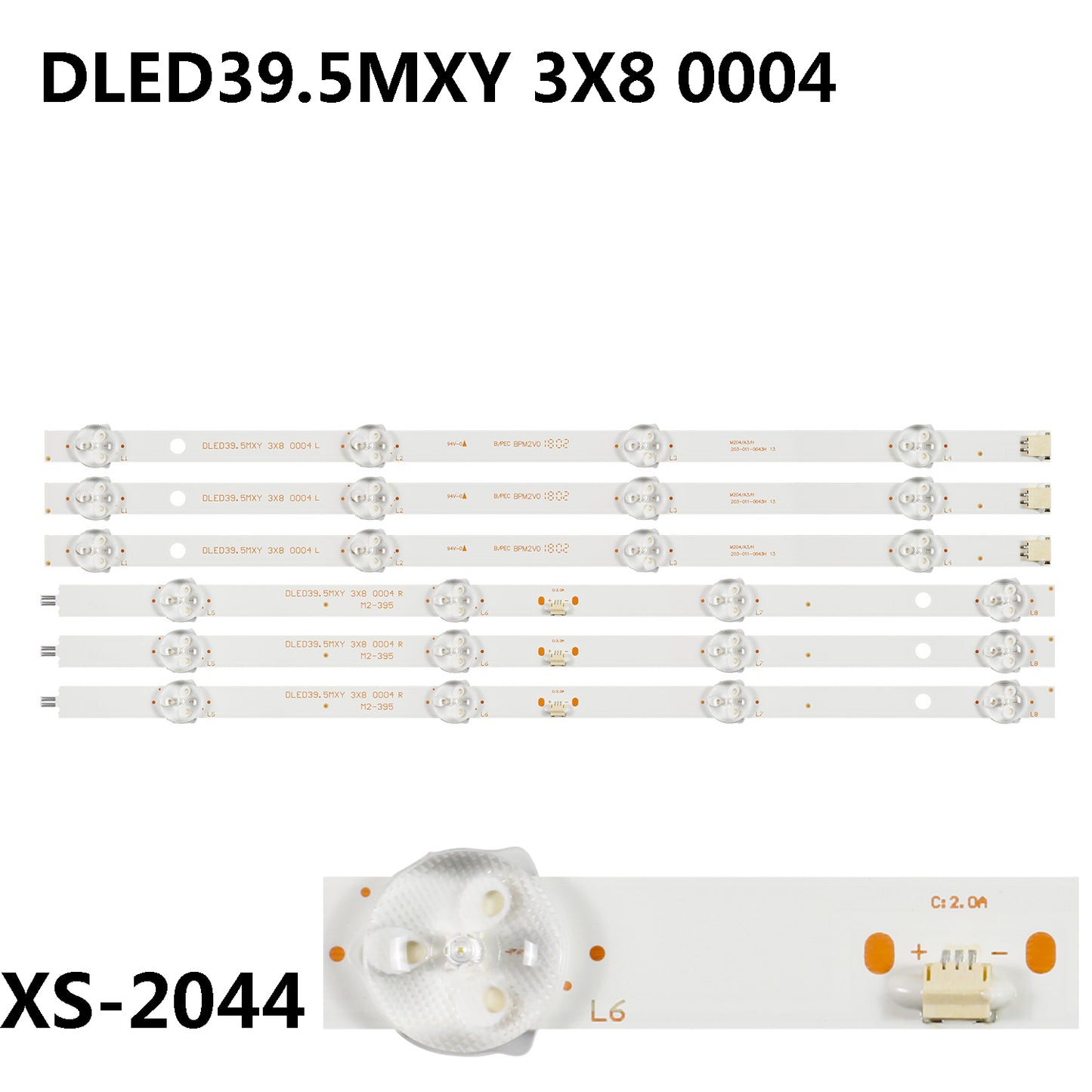 XS-2044 For DLED39.5MXY 3X8 0004 M2-395 V400HJ6-PE1 RB-40D5FT2C 40DLM7F K40DLM8FS 40GSR3000FC 40GSR3000FB