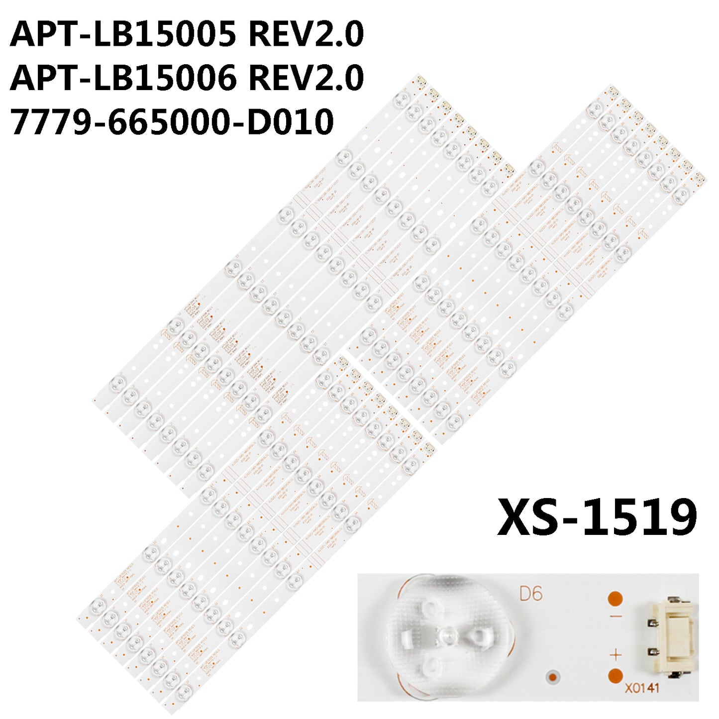 XS-1519 For PPTV-65C2 65E6000 65M6E K65  APT-LB15005 APT-LB15006 REV2.0 7779-665000-D010 5800-W65002-LR10 5800-W65002-0P10 RDL650WY PPTV-65C2 Skyworth 65E6000 65M6E K65