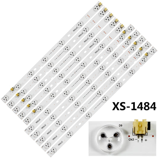 XS-1484 5pair 7+8LEDS 418+455MM 3V