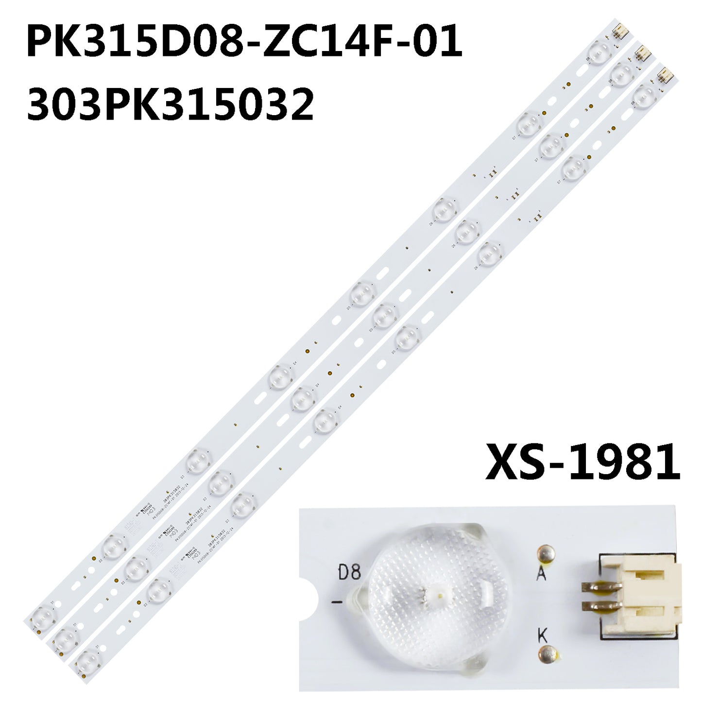 XS-1981 For PK315D08-ZC14F-01 303PK315032 PROSCAN PLDED3273A-E