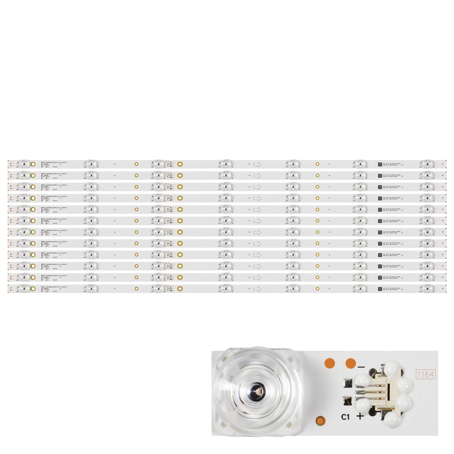 XS-1901 GIC75LB08-3030F2.1D_20181016 4C-LB7507-ZM05J For TCL 75S421 75S423 75S425 75V2 75D6 75EP660 75EP660X1 75S405