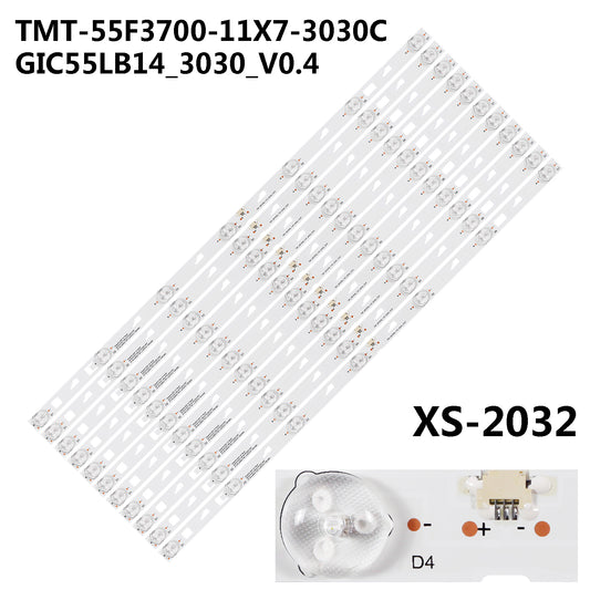 XS-2032 For GIC55LB14_3030_V0.4_20140728 4C-LB5507-PF4 4C-LB5507-PF5 TMT-55F3700-11X7-3030C-7S1P 006-P2K2113A 4C-LB5507-YH1 TCL L55F3700A D55A710 L55F2890A L55H8800A L55M90 55FS3700 B55A858U 55FS3700TAAA 55M80A