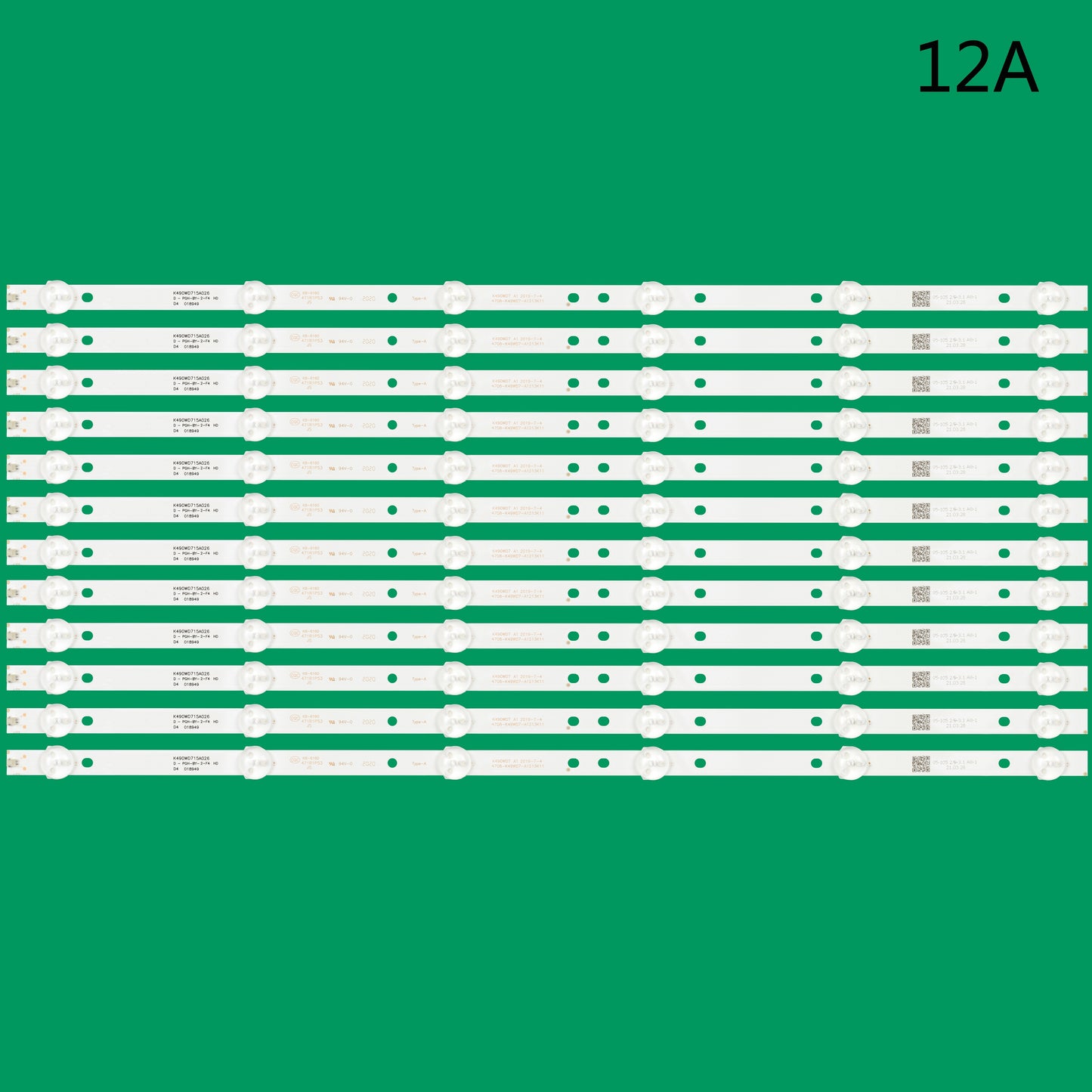 J-216 LED Backlight 4708-K49WD7-A1213K21 4708-K49WD7-A1213K11 K490WD7 A1 For Philips 49PFF5455/T3 49PFL3445/T3 Panasonic TH-49C520C TH-49CX780C