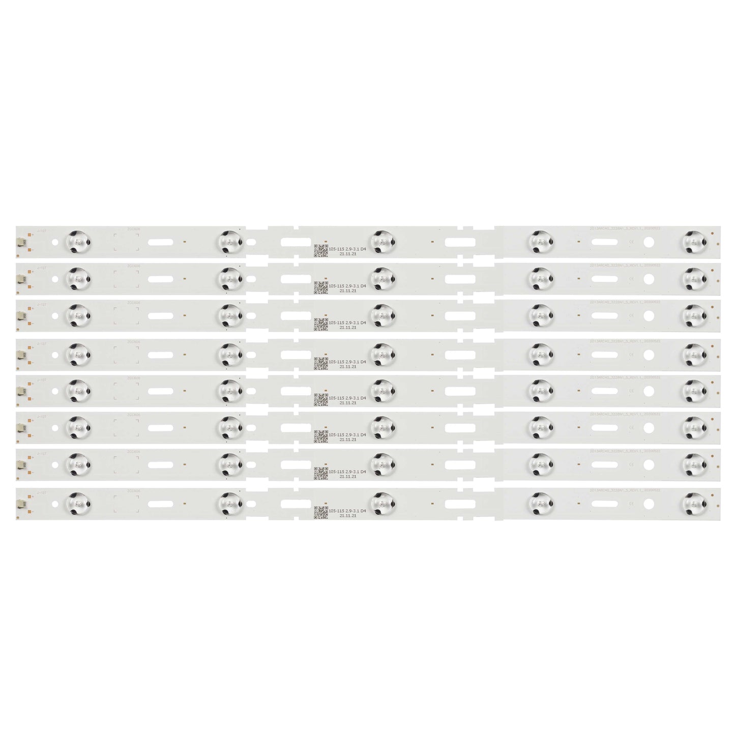 J-127 8 PCS Kit New LED Bar 2013ARC40 For GRUNDIG TV 40VLE5526BG 40VLE6420 40VLE6420BH 40VLE565BG 40VLE5421BG LSC400HM09-A02 40VLE6520 40VLE525 40VLE525BG 40VLE685BG 40VLE5520BG 40VLE685GB 40LE5429BP