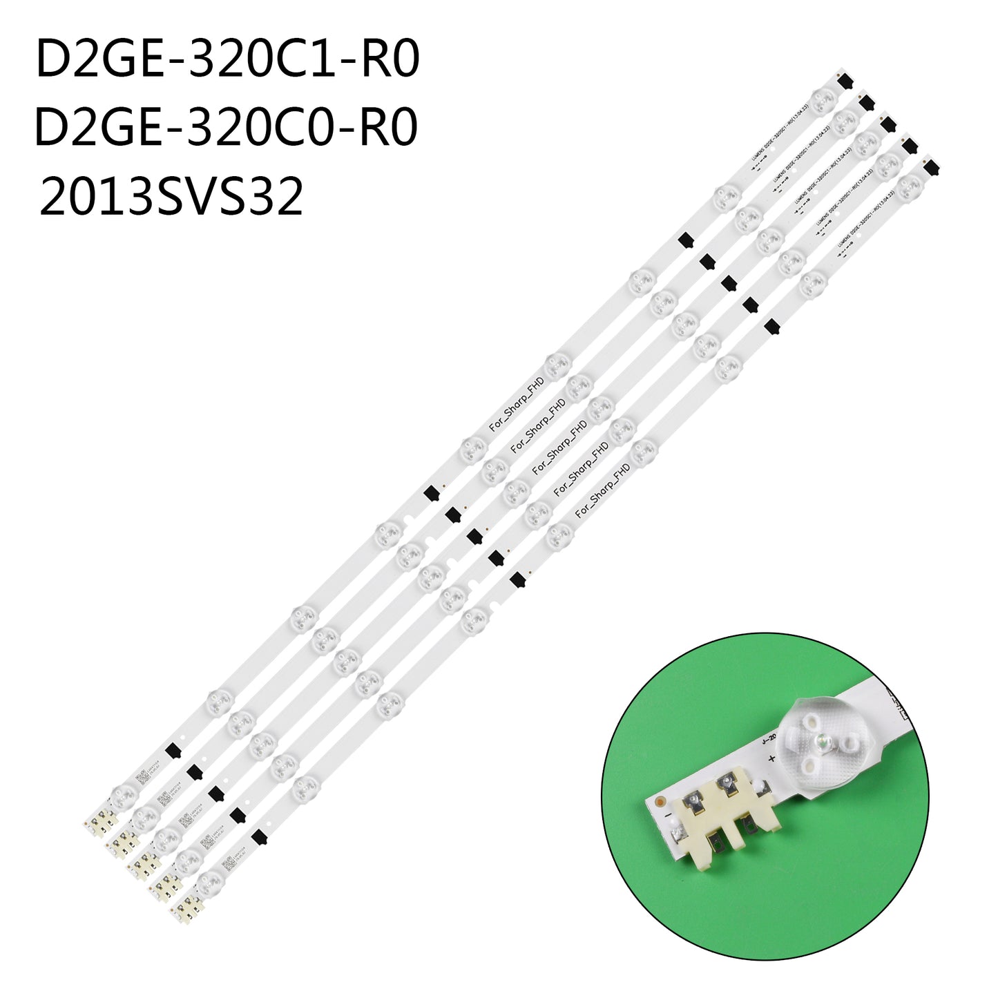 LED Backlight strip Lamp For D2GE-320C1-R0 UE32F5000 UE32F5500 UE32F4000 D2GE-320C0-R0 bn96-28489a 2013SVS32 UЕ32F5300AK